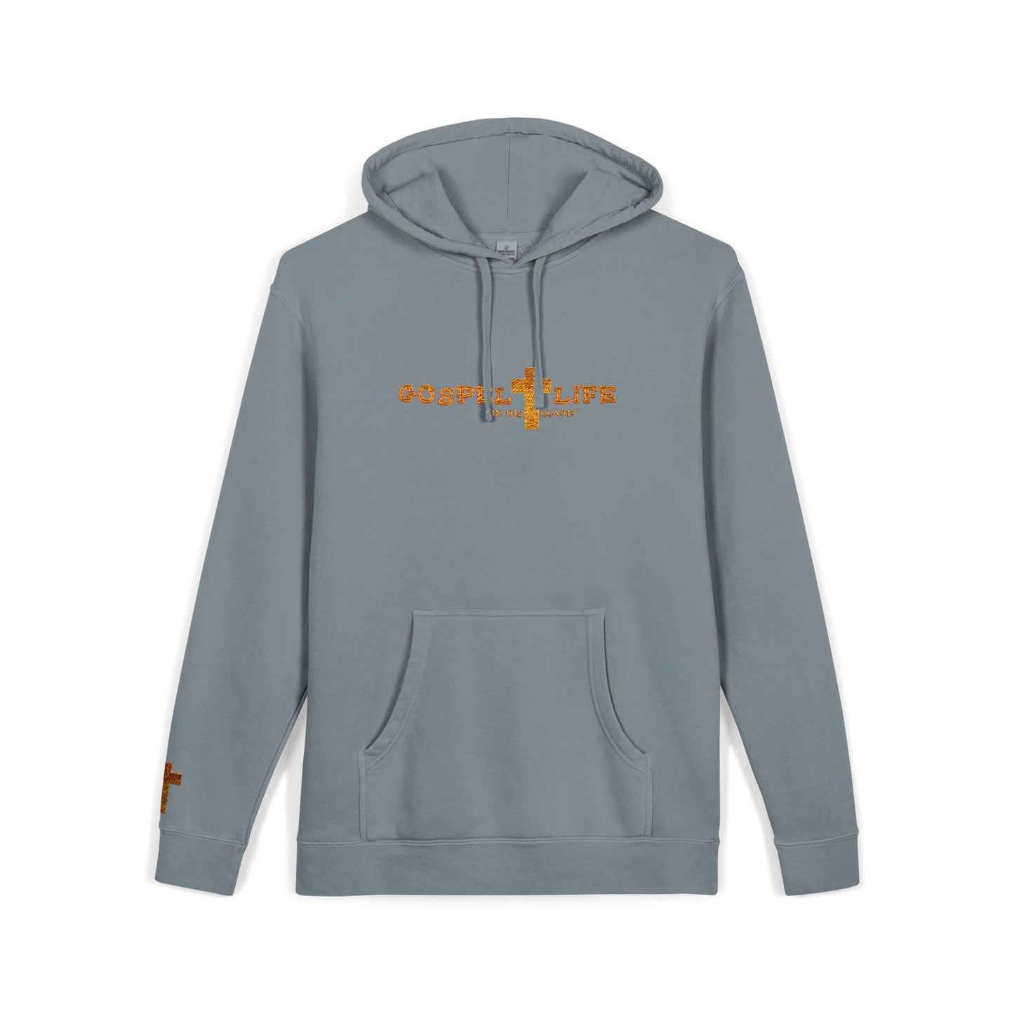 Unisex Pigment-Dyed Hoodie (Embroidery)