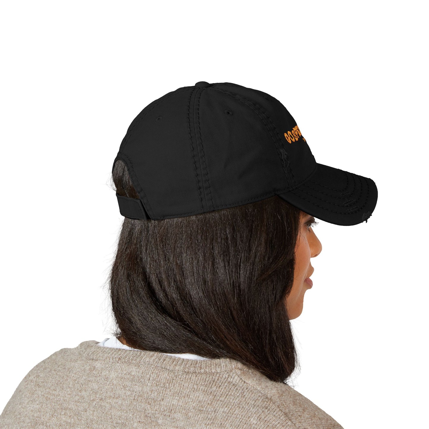 Distressed Embroidered Dad Hat, Casual Accessories, Faith-Based Gifts, Summer Fashion, Everyday Wear, Gospel Life Hat