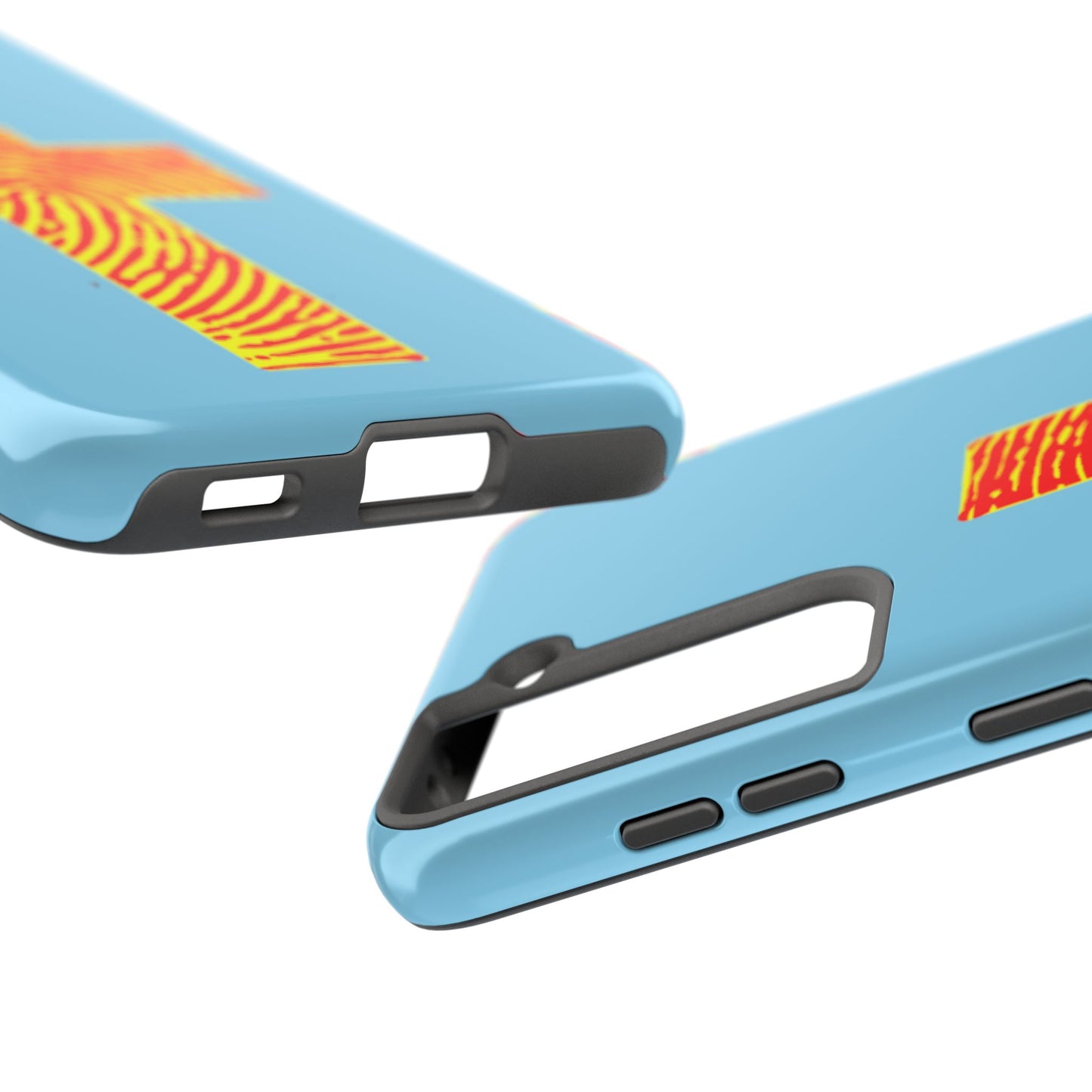 Vibrant Jesus Cross Phone Case, Tough Smartphone Cover, Christian Gift, Durable Phone Accessories, Unique Design, Faith-Based Protection