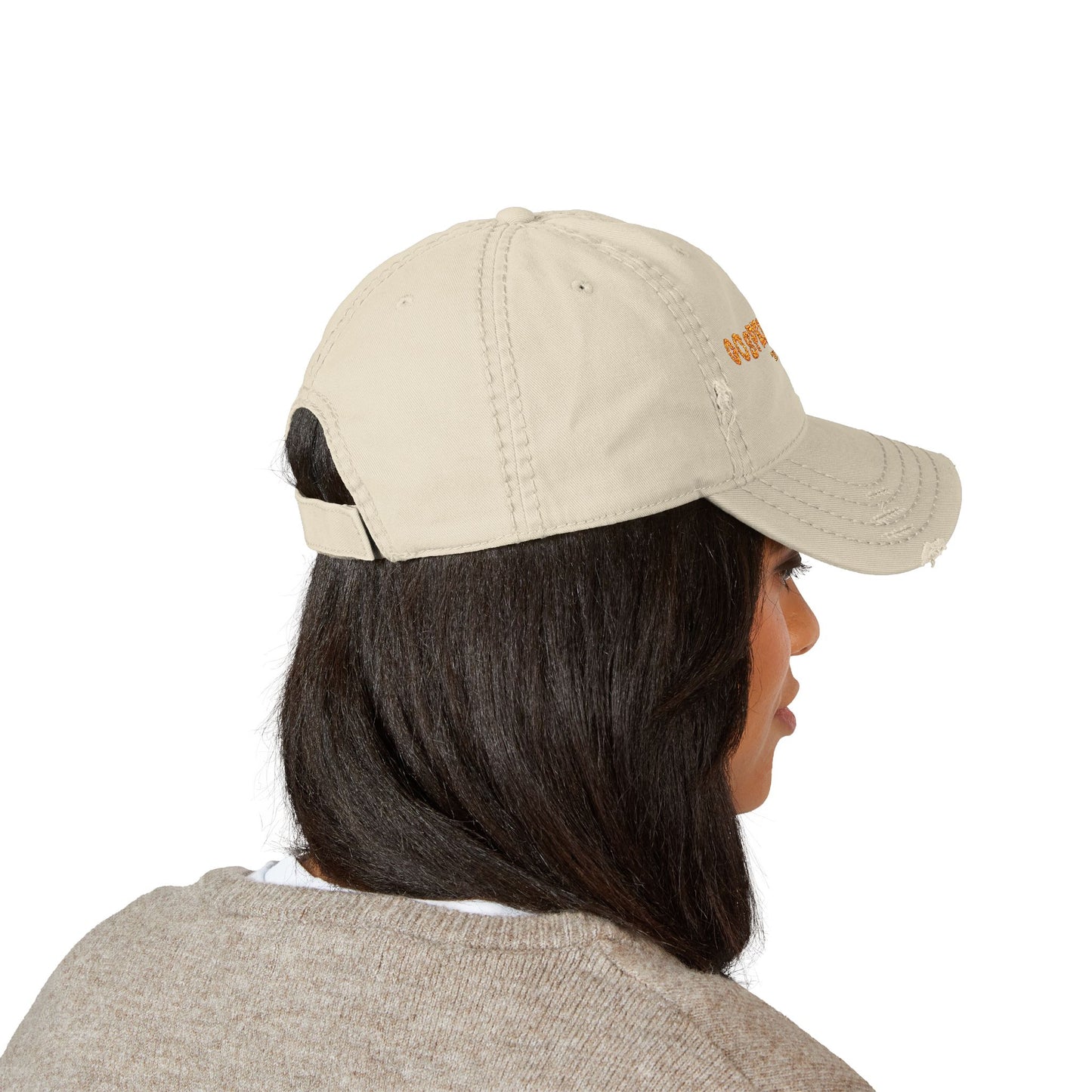 Distressed Embroidered Dad Hat, Casual Accessories, Faith-Based Gifts, Summer Fashion, Everyday Wear, Gospel Life Hat