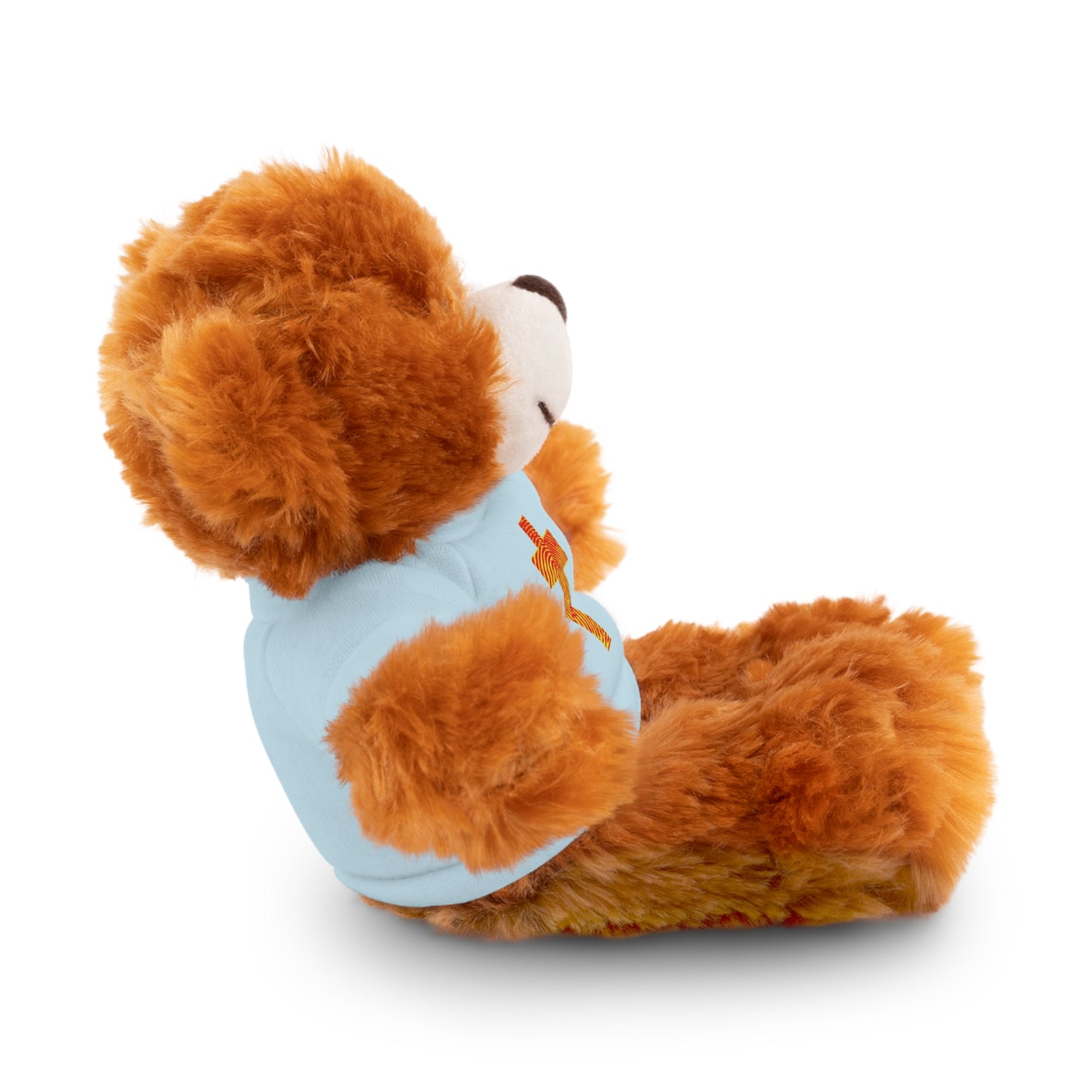Teddy Bear with Tee, Christian Themed Stuffed Animal, Personalized Gift for Kids, Religious Snuggle Buddy, Baptism & Celebration Decor