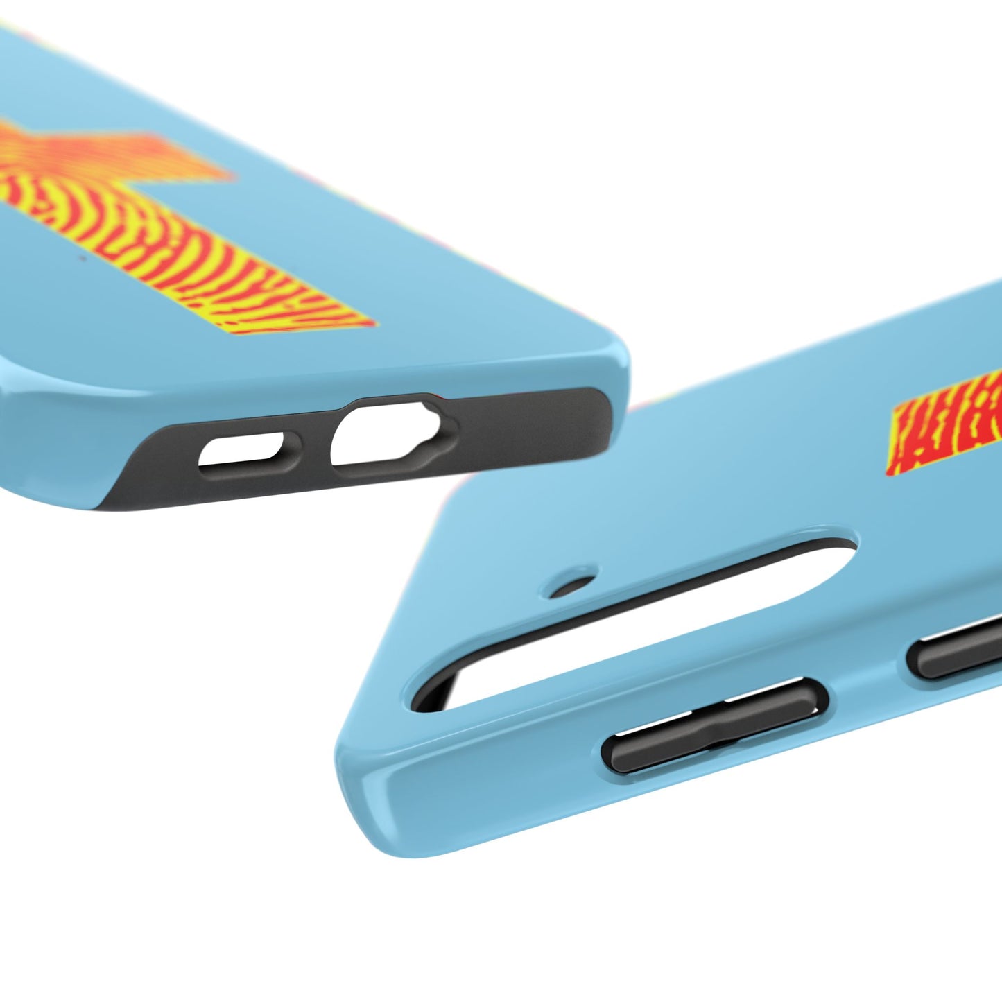 Vibrant Jesus Cross Phone Case, Tough Smartphone Cover, Christian Gift, Durable Phone Accessories, Unique Design, Faith-Based Protection
