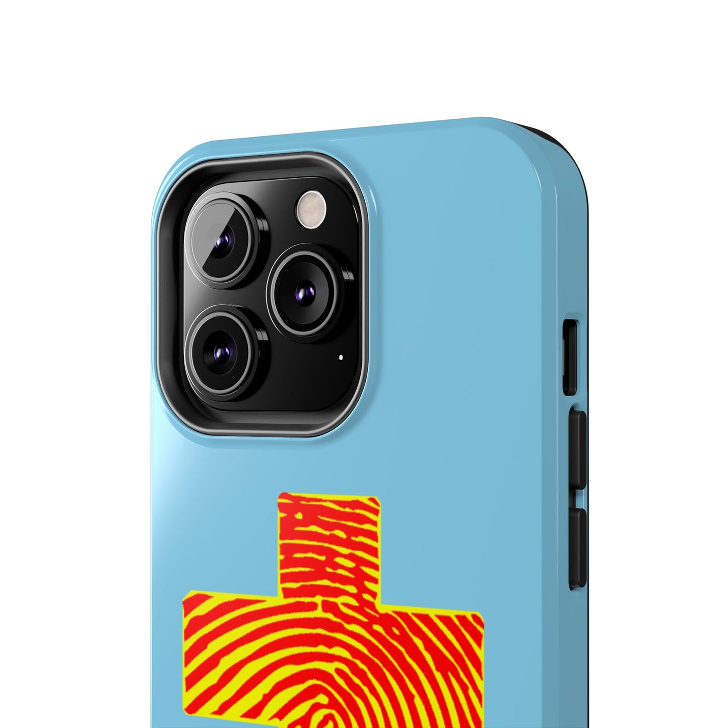 Vibrant Jesus Cross Phone Case, Tough Smartphone Cover, Christian Gift, Durable Phone Accessories, Unique Design, Faith-Based Protection