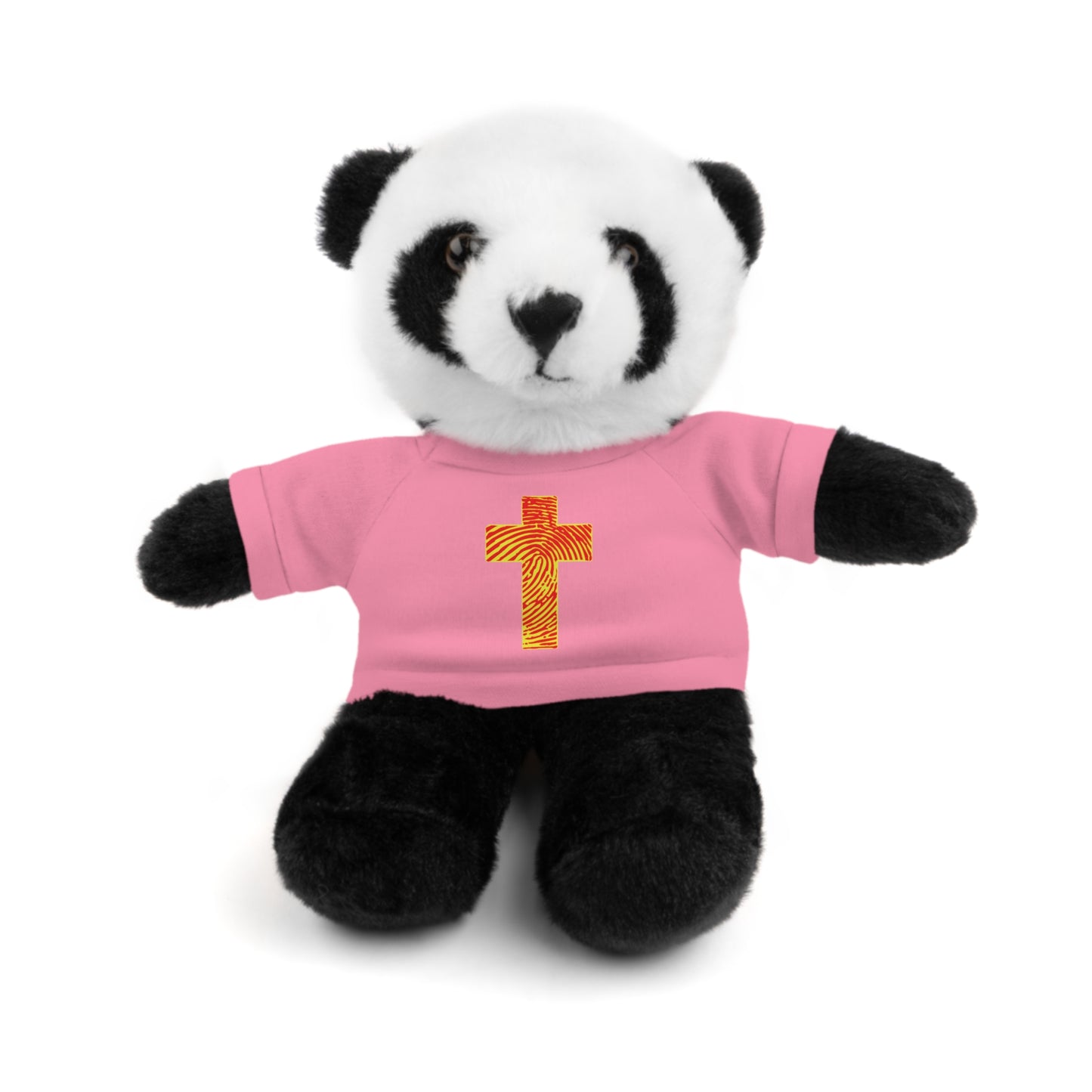 Teddy Bear with Tee, Christian Themed Stuffed Animal, Personalized Gift for Kids, Religious Snuggle Buddy, Baptism & Celebration Decor