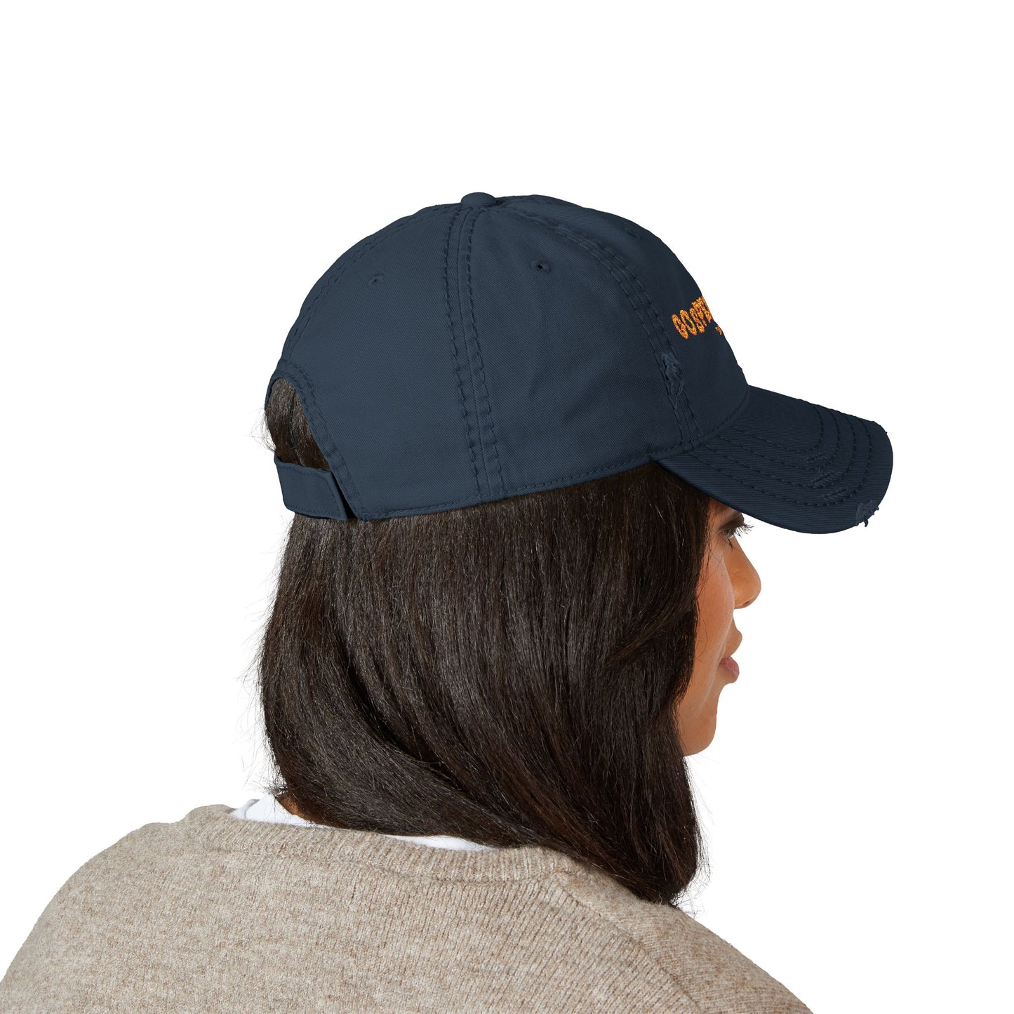 Distressed Embroidered Dad Hat, Casual Accessories, Faith-Based Gifts, Summer Fashion, Everyday Wear, Gospel Life Hat