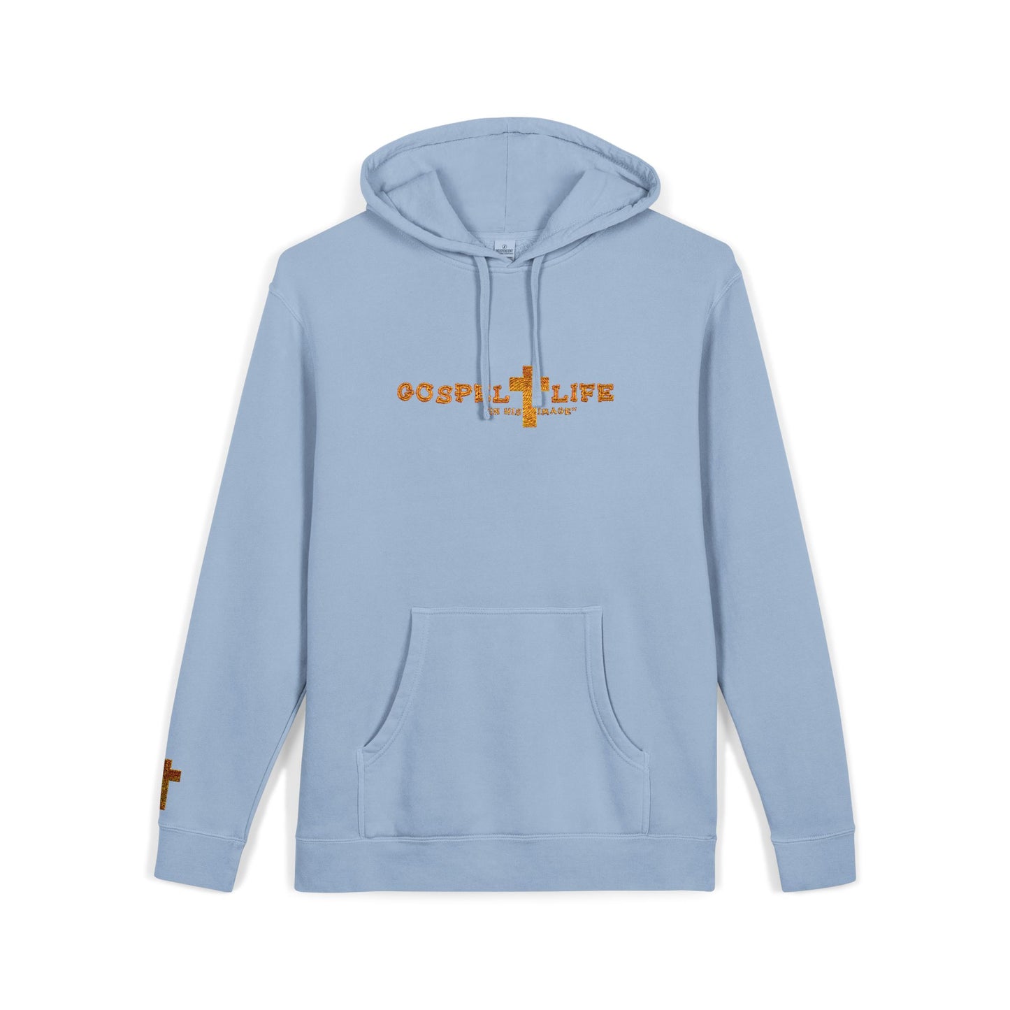 Unisex Pigment-Dyed Hoodie (Embroidery)