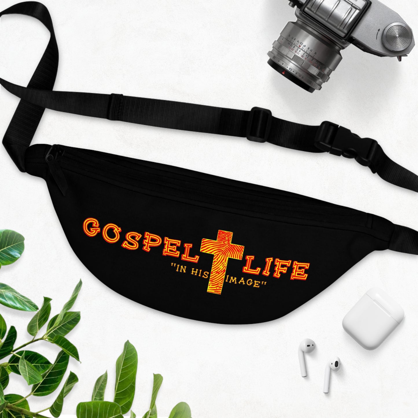 Stylish Gospel Life Fanny Pack - Faith-Inspired Accessory, Perfect for Festivals, Outdoor Adventures, or Everyday Use, Christian Gift