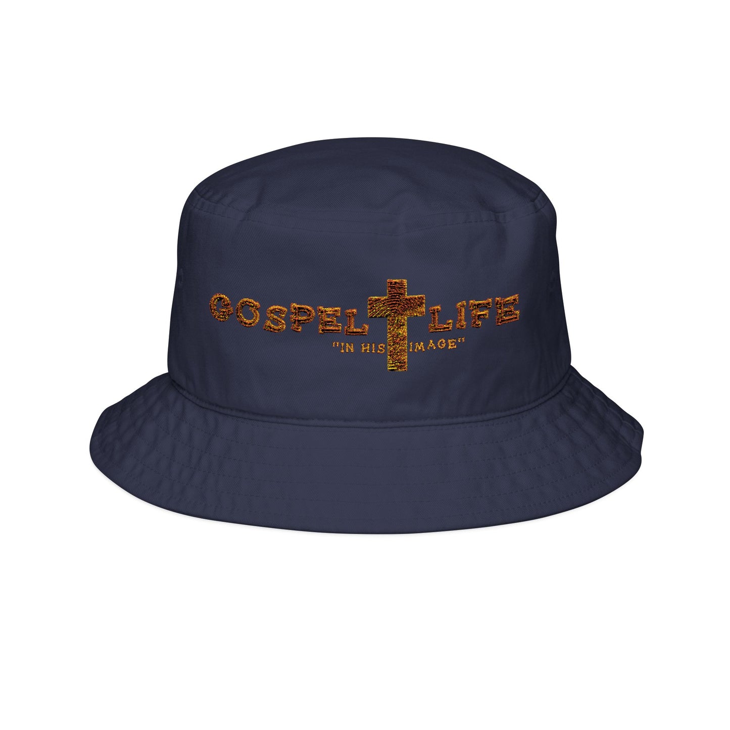 Gospel Life Embroidered Bucket Hat, Trendy Fishing Hat, Stylish Summer Accessory, Great for Outdoor Activities, Unique Gift Idea