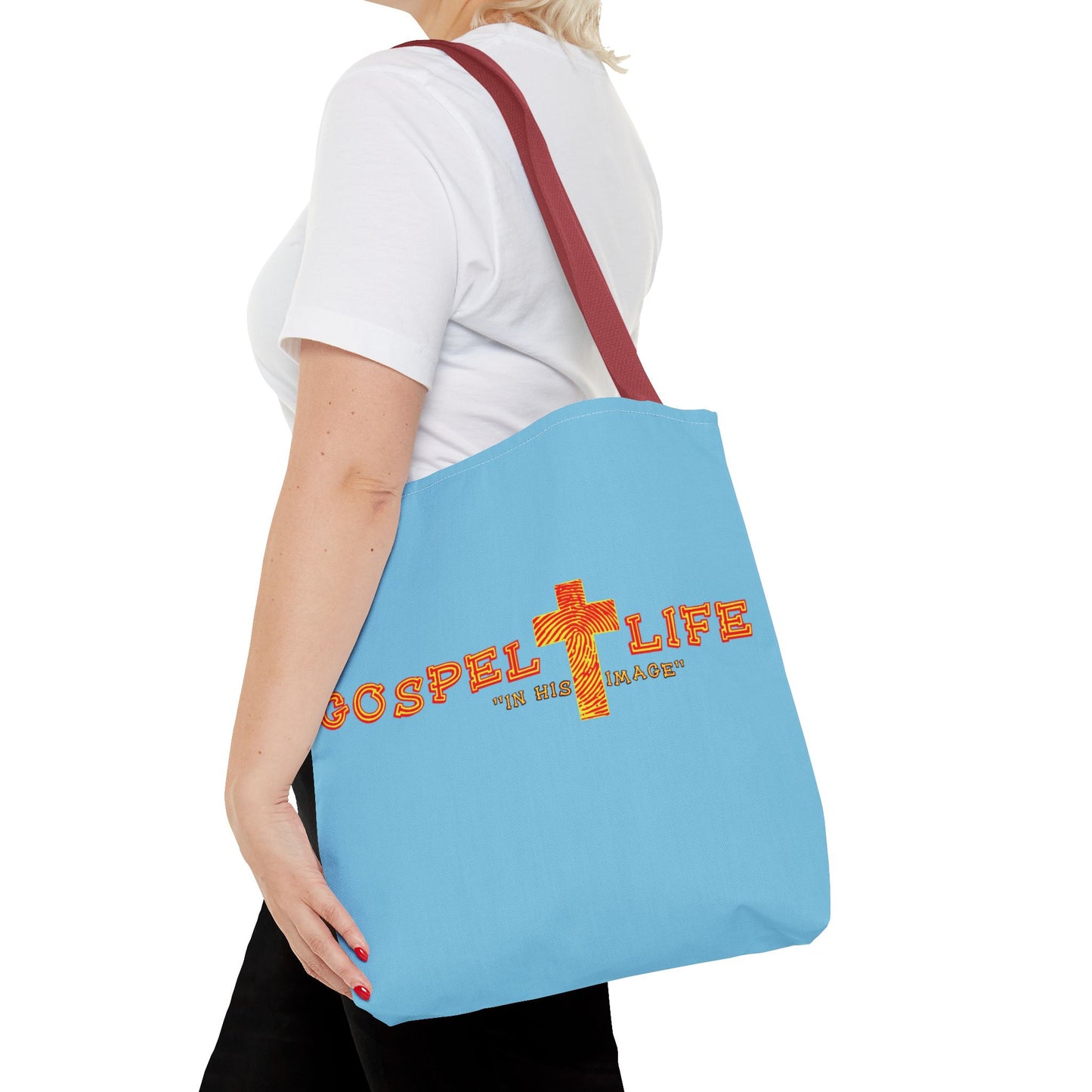 Gospel Life Tote Bag - Faith-Inspired Eco-Friendly Bag, Perfect for Church, Gift, Shopping, or Everyday Use