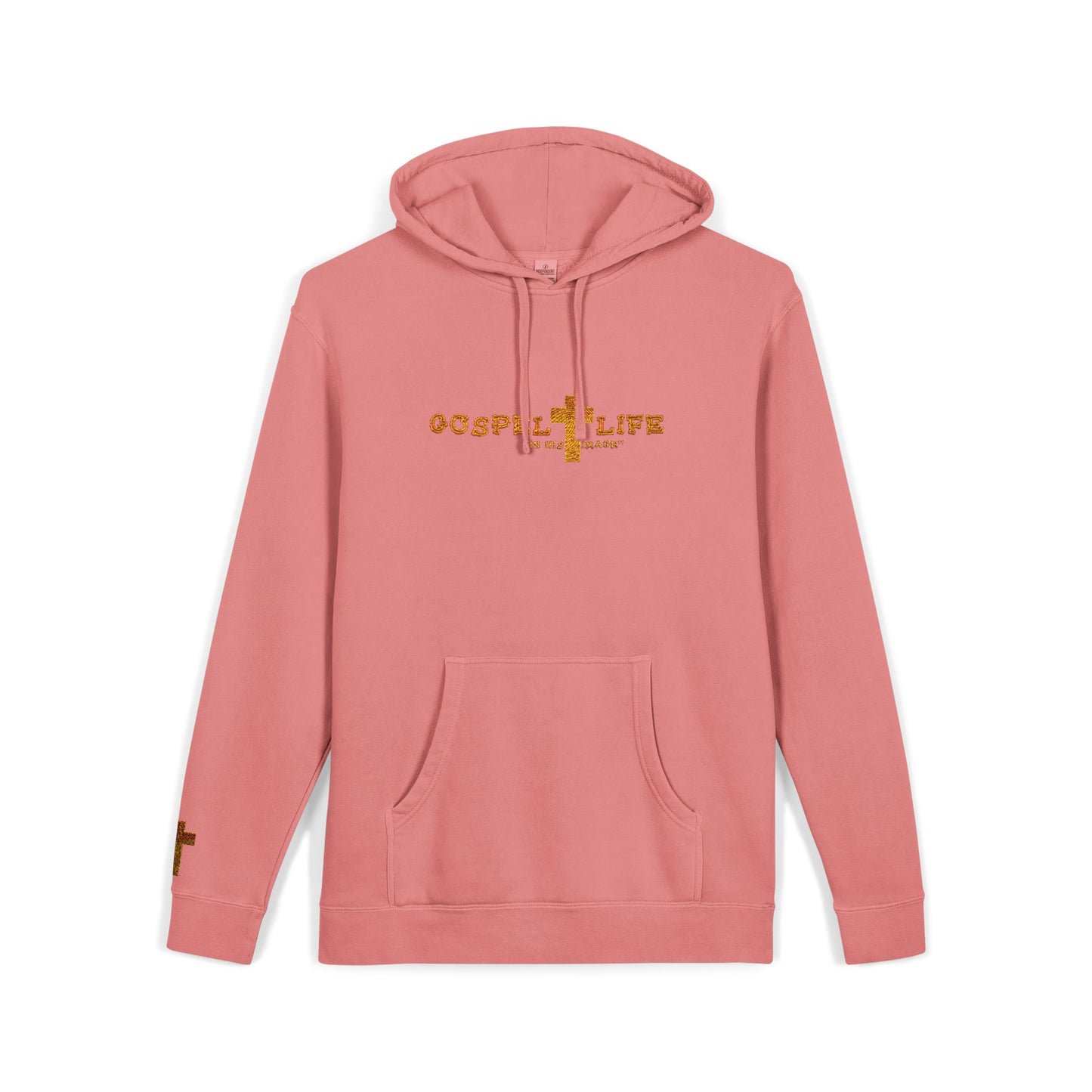Unisex Pigment-Dyed Hoodie (Embroidery)