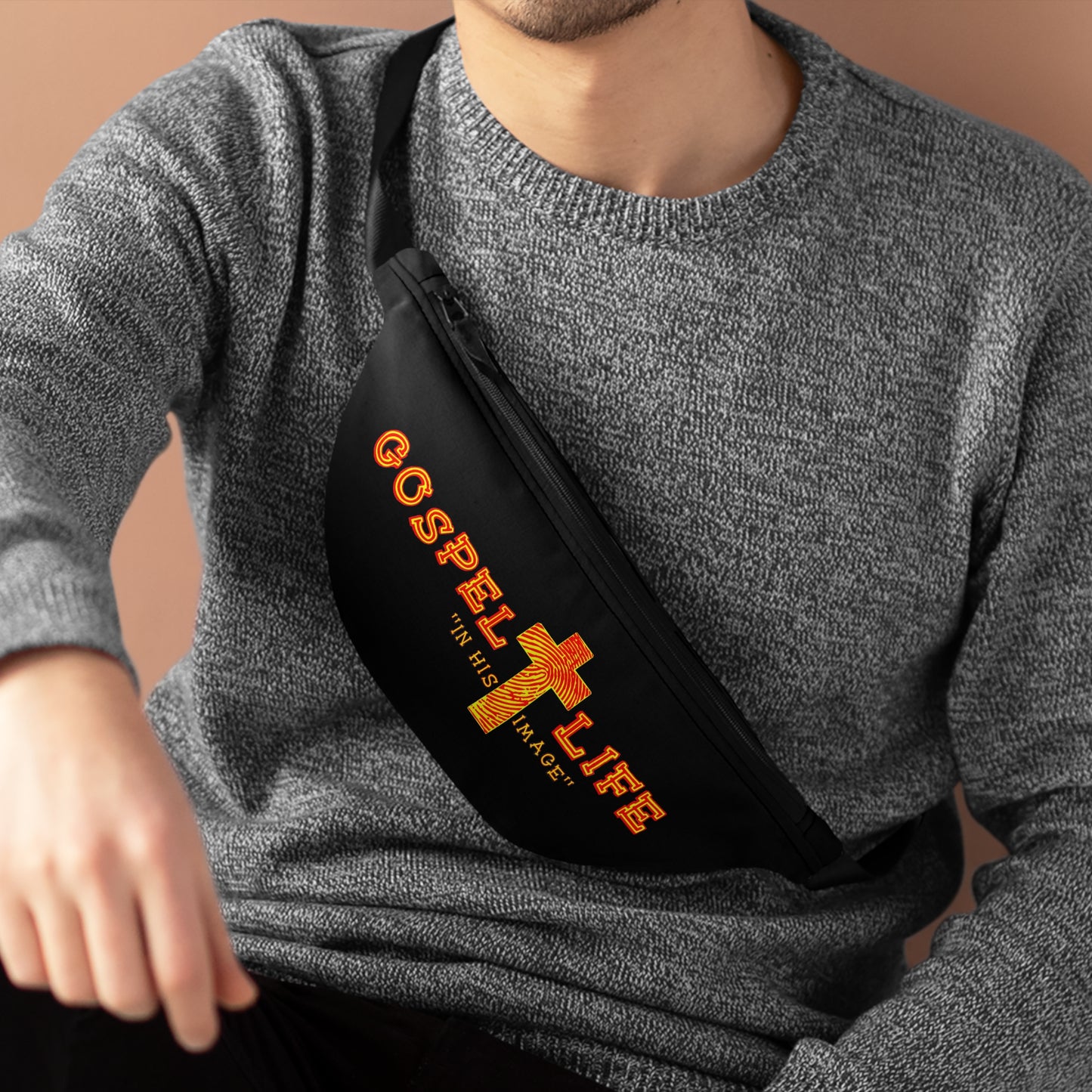 Stylish Gospel Life Fanny Pack - Faith-Inspired Accessory, Perfect for Festivals, Outdoor Adventures, or Everyday Use, Christian Gift