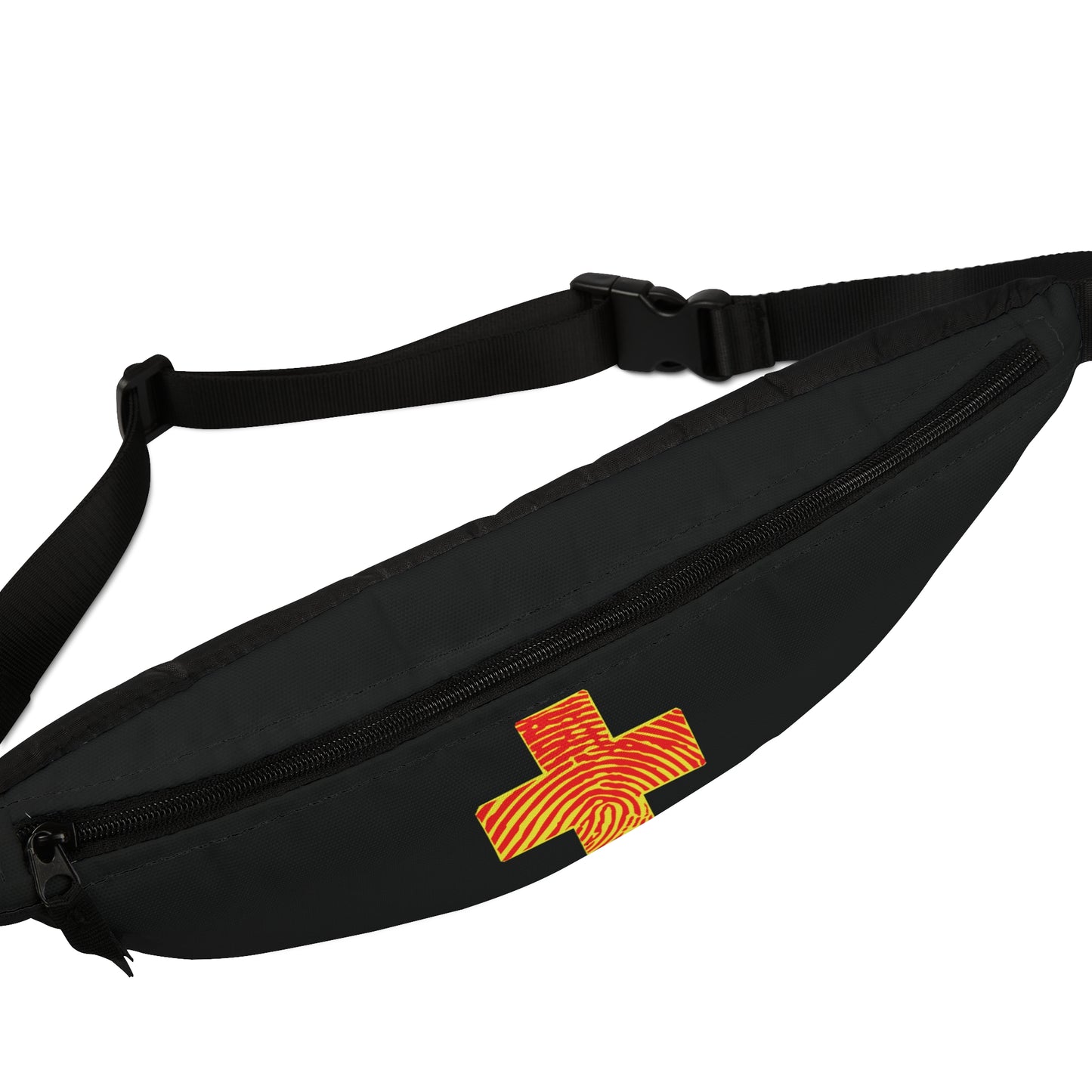 Cross Graphic Fanny Pack, Faith-inspired bag, Festival accessory, Christian gift, Everyday wear, Unique travel pouch