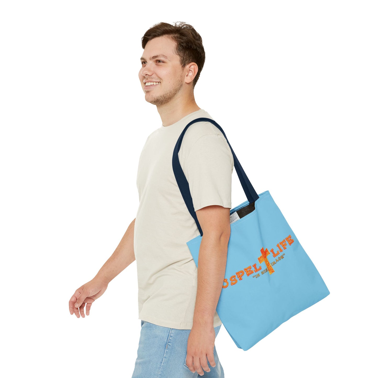 Gospel Life Tote Bag - Faith-Inspired Eco-Friendly Bag, Perfect for Church, Gift, Shopping, or Everyday Use