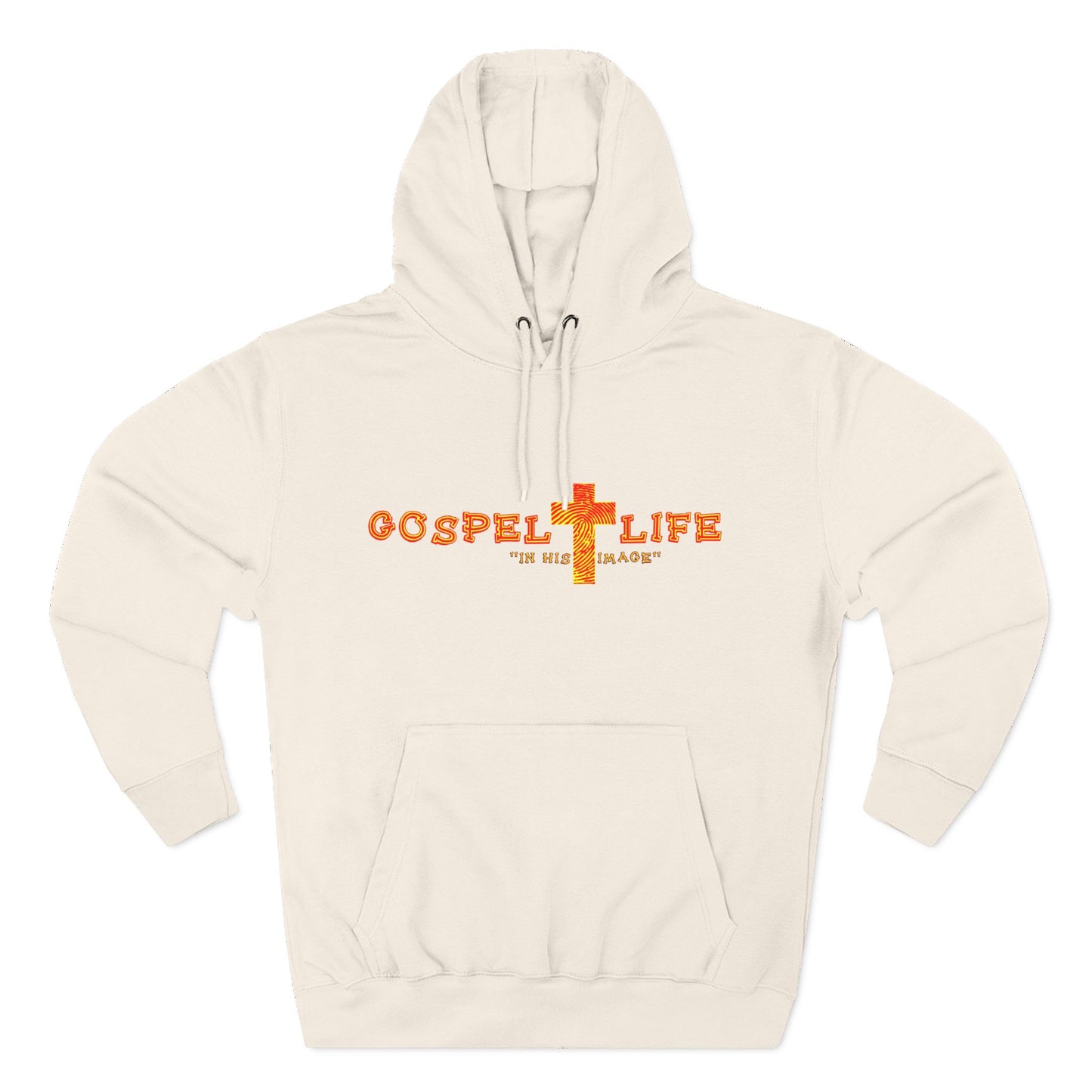 Three-Panel Fleece Hoodie
