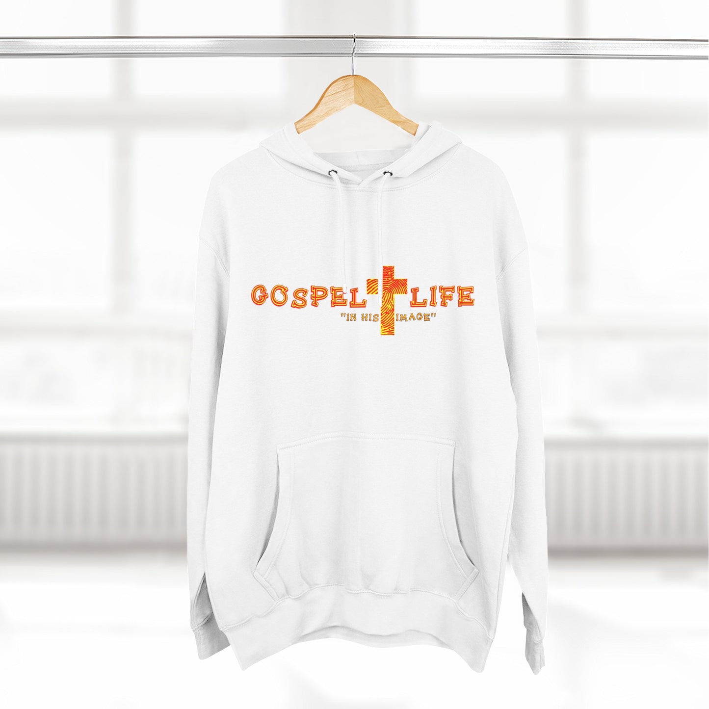Three-Panel Fleece Hoodie