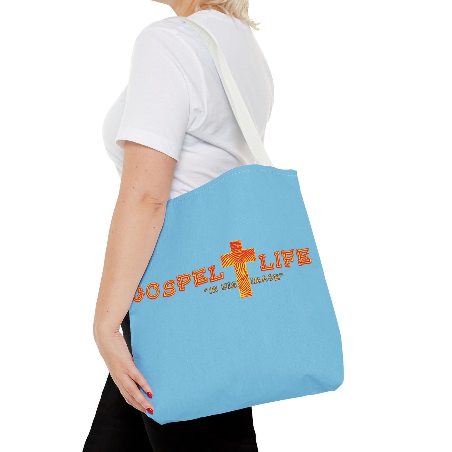 Gospel Life Tote Bag - Faith-Inspired Eco-Friendly Bag, Perfect for Church, Gift, Shopping, or Everyday Use