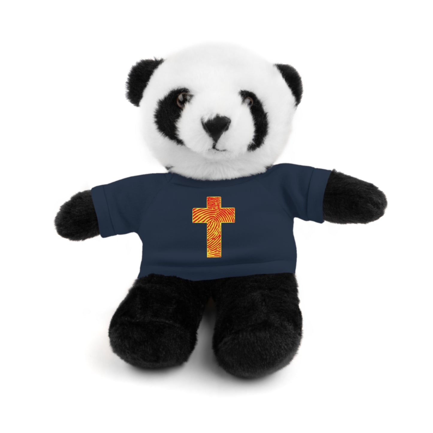 Teddy Bear with Tee, Christian Themed Stuffed Animal, Personalized Gift for Kids, Religious Snuggle Buddy, Baptism & Celebration Decor