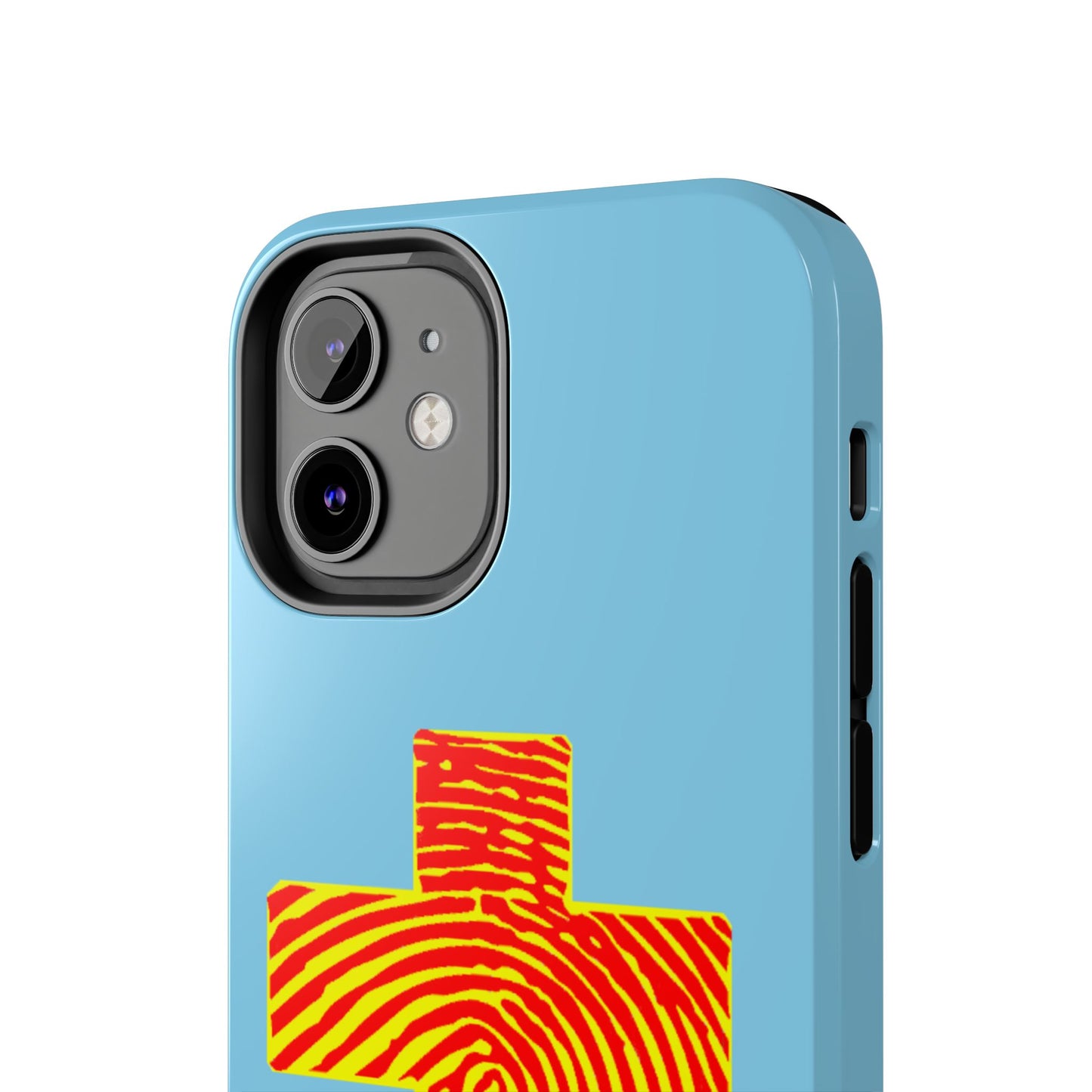 Vibrant Jesus Cross Phone Case, Tough Smartphone Cover, Christian Gift, Durable Phone Accessories, Unique Design, Faith-Based Protection