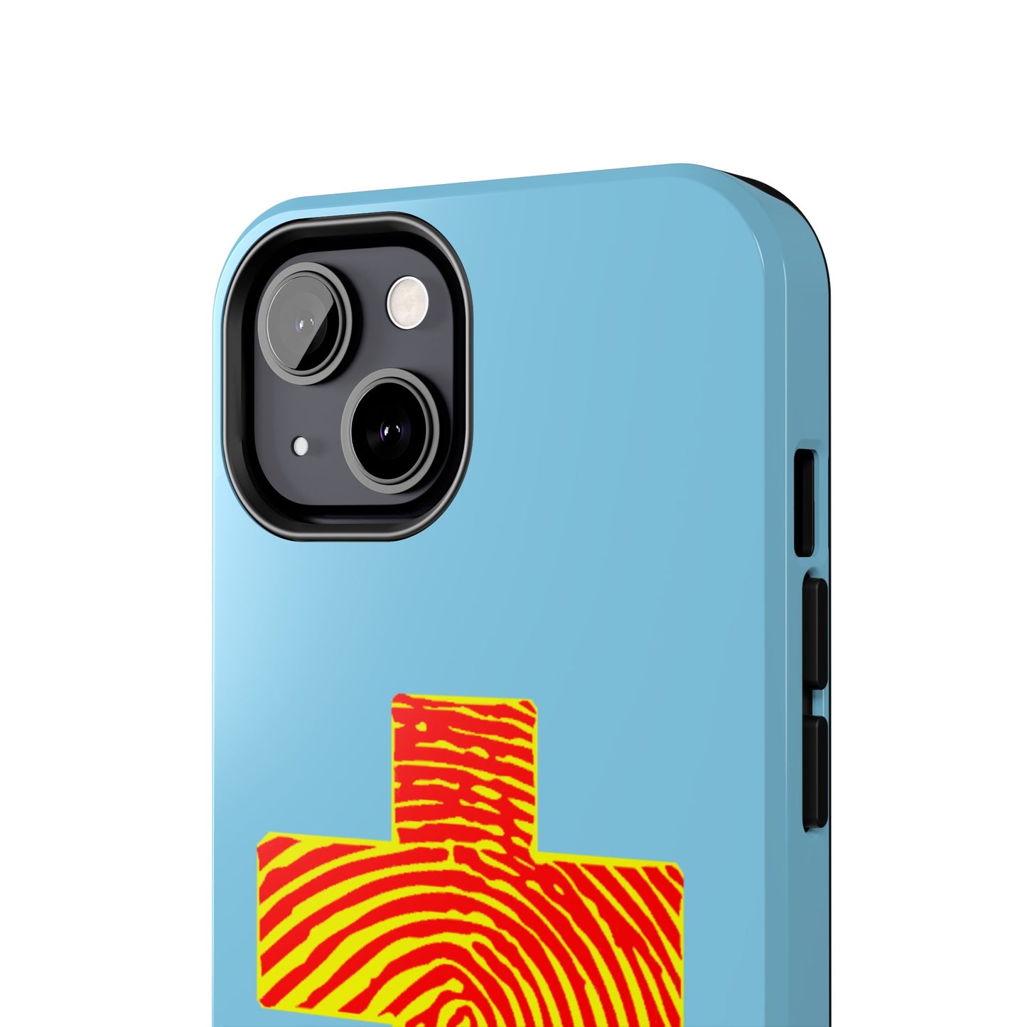 Vibrant Jesus Cross Phone Case, Tough Smartphone Cover, Christian Gift, Durable Phone Accessories, Unique Design, Faith-Based Protection