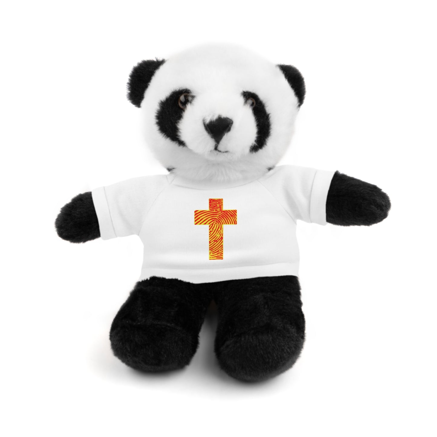 Teddy Bear with Tee, Christian Themed Stuffed Animal, Personalized Gift for Kids, Religious Snuggle Buddy, Baptism & Celebration Decor