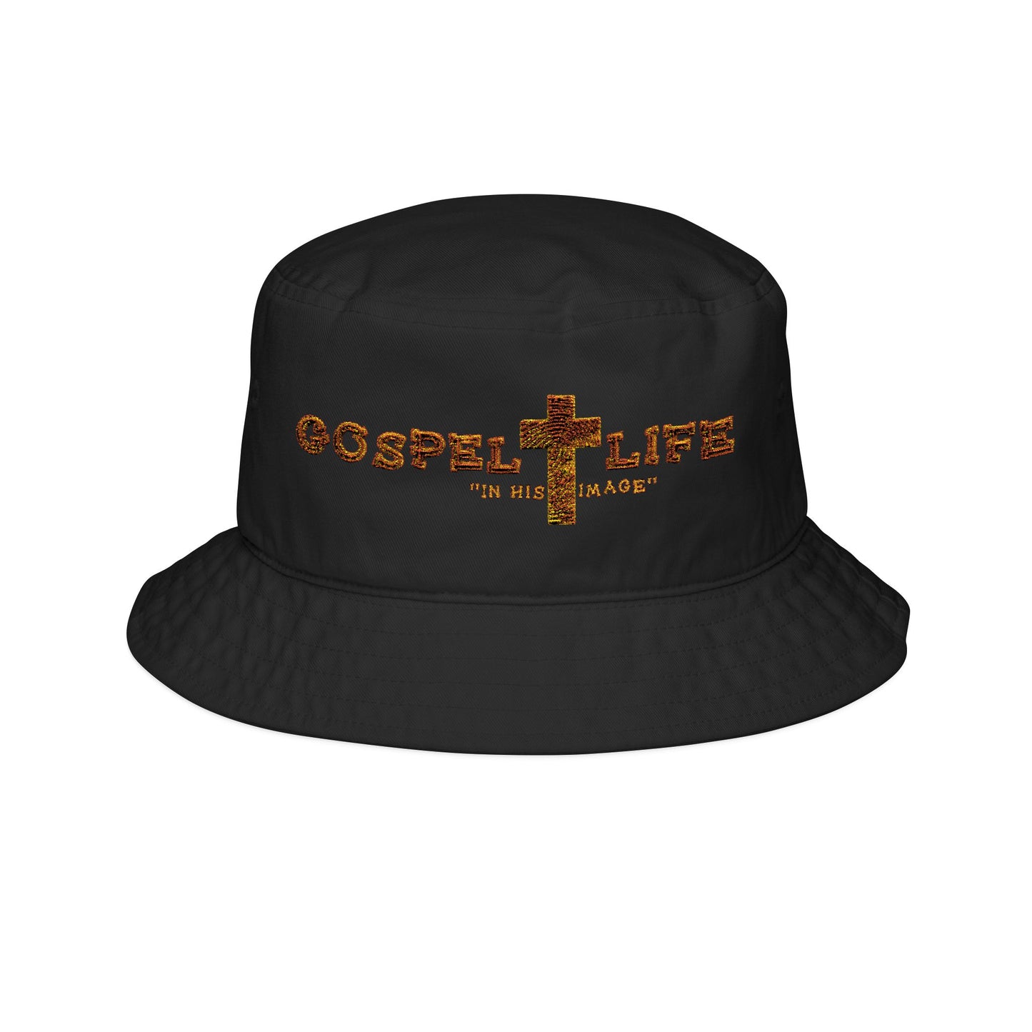 Gospel Life Embroidered Bucket Hat, Trendy Fishing Hat, Stylish Summer Accessory, Great for Outdoor Activities, Unique Gift Idea