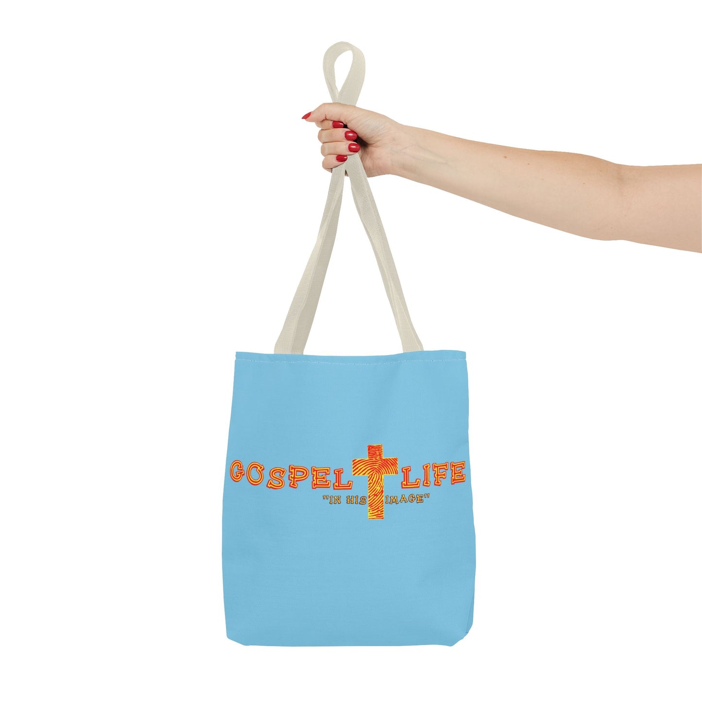 Gospel Life Tote Bag - Faith-Inspired Eco-Friendly Bag, Perfect for Church, Gift, Shopping, or Everyday Use