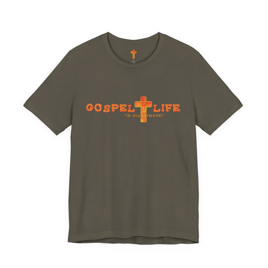 Gospel Life Tee, Faith-Based Unisex T-Shirt, Inspirational Christianity Shirt, Religious Apparel, Casual Church Outfit