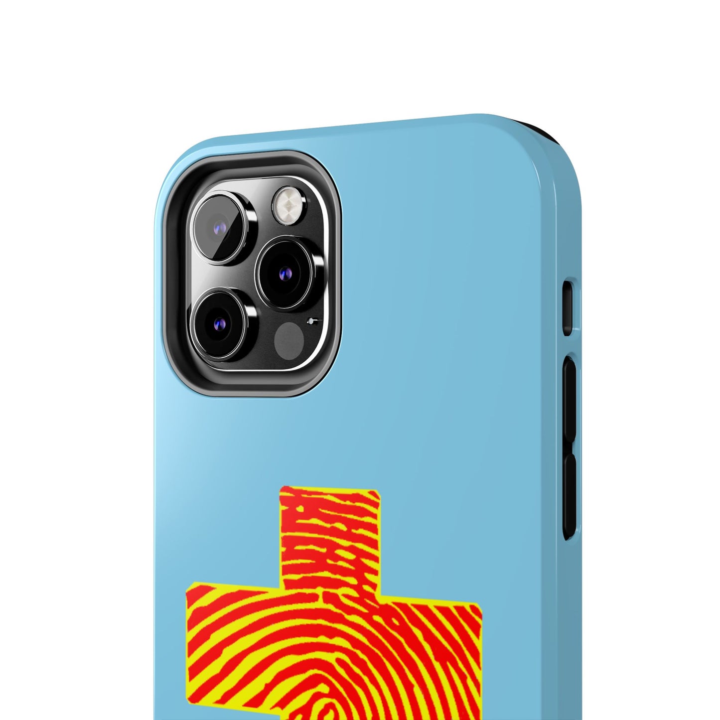 Vibrant Jesus Cross Phone Case, Tough Smartphone Cover, Christian Gift, Durable Phone Accessories, Unique Design, Faith-Based Protection