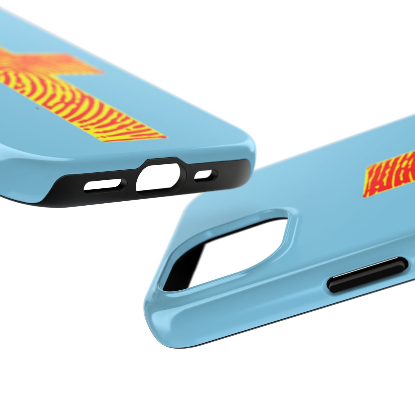 Vibrant Jesus Cross Phone Case, Tough Smartphone Cover, Christian Gift, Durable Phone Accessories, Unique Design, Faith-Based Protection