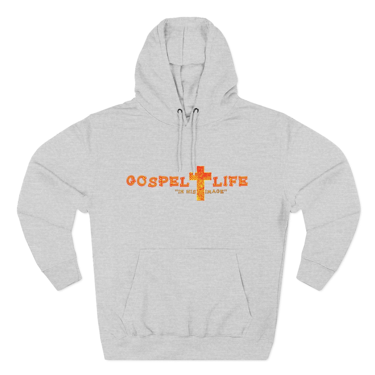 Three-Panel Fleece Hoodie