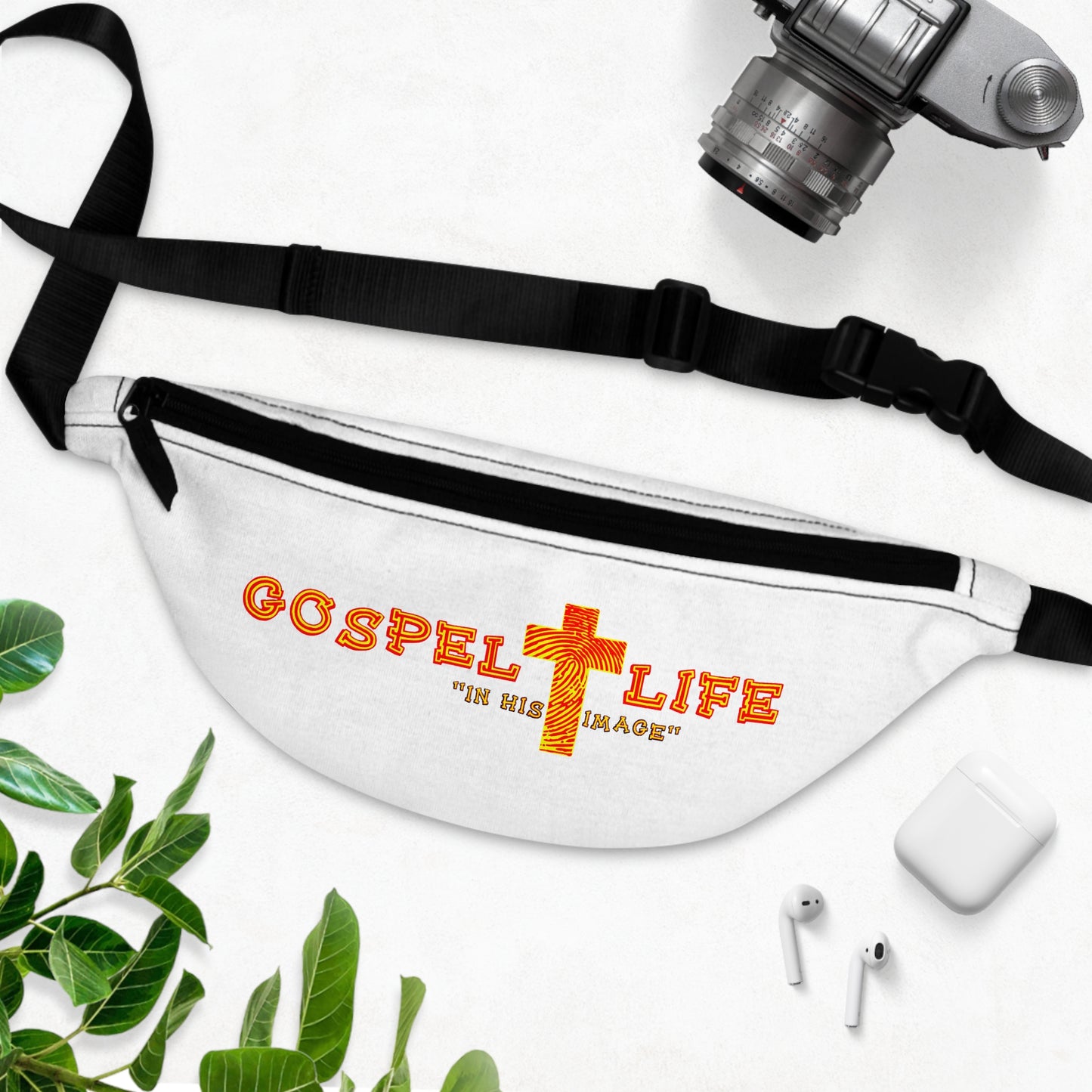 Gospel Life Fanny Pack | Christian Outing Accessory for Festivals, Daily Use, Travel, Holiday Gift, Faith-Inspired Carryall