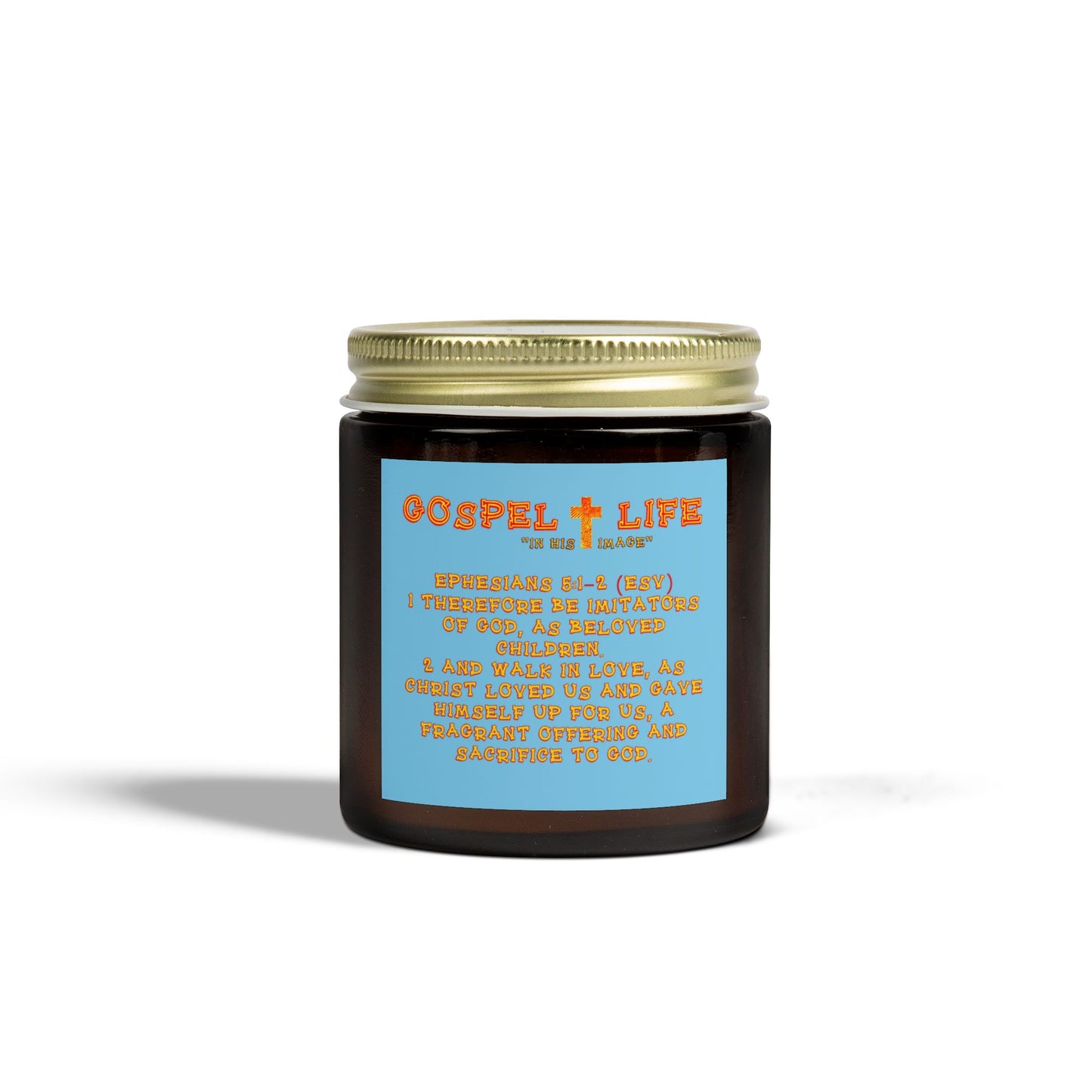 Coconut Apricot Scented Candle - Gospel Life Collection