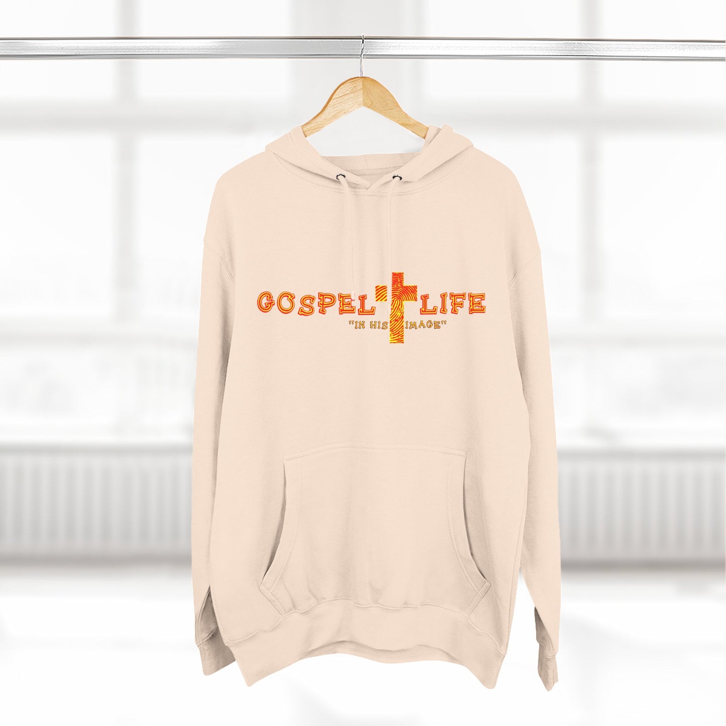 Three-Panel Fleece Hoodie