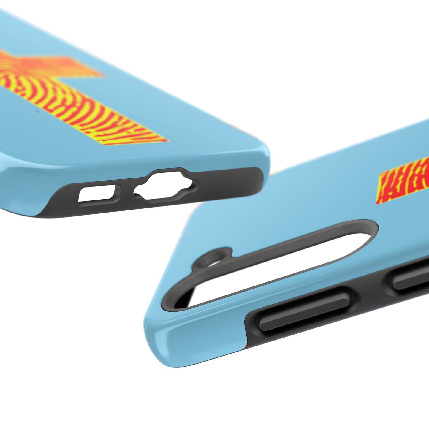 Vibrant Jesus Cross Phone Case, Tough Smartphone Cover, Christian Gift, Durable Phone Accessories, Unique Design, Faith-Based Protection