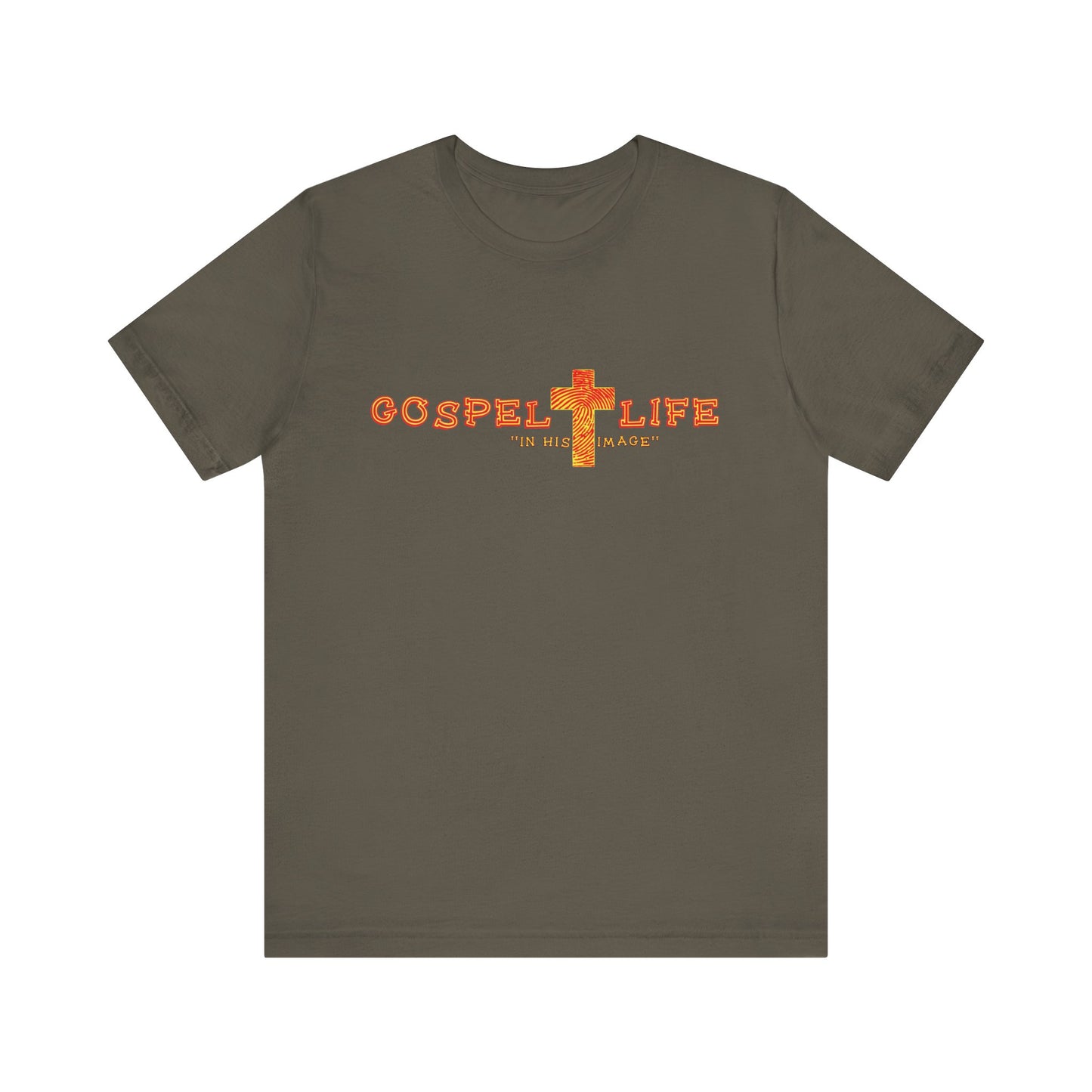 Gospel Life Unisex Tee - Faith-Inspired Apparel for Every Occasion, Christian T-Shirt, Inspirational Gift, Church Event, Everyday Wear