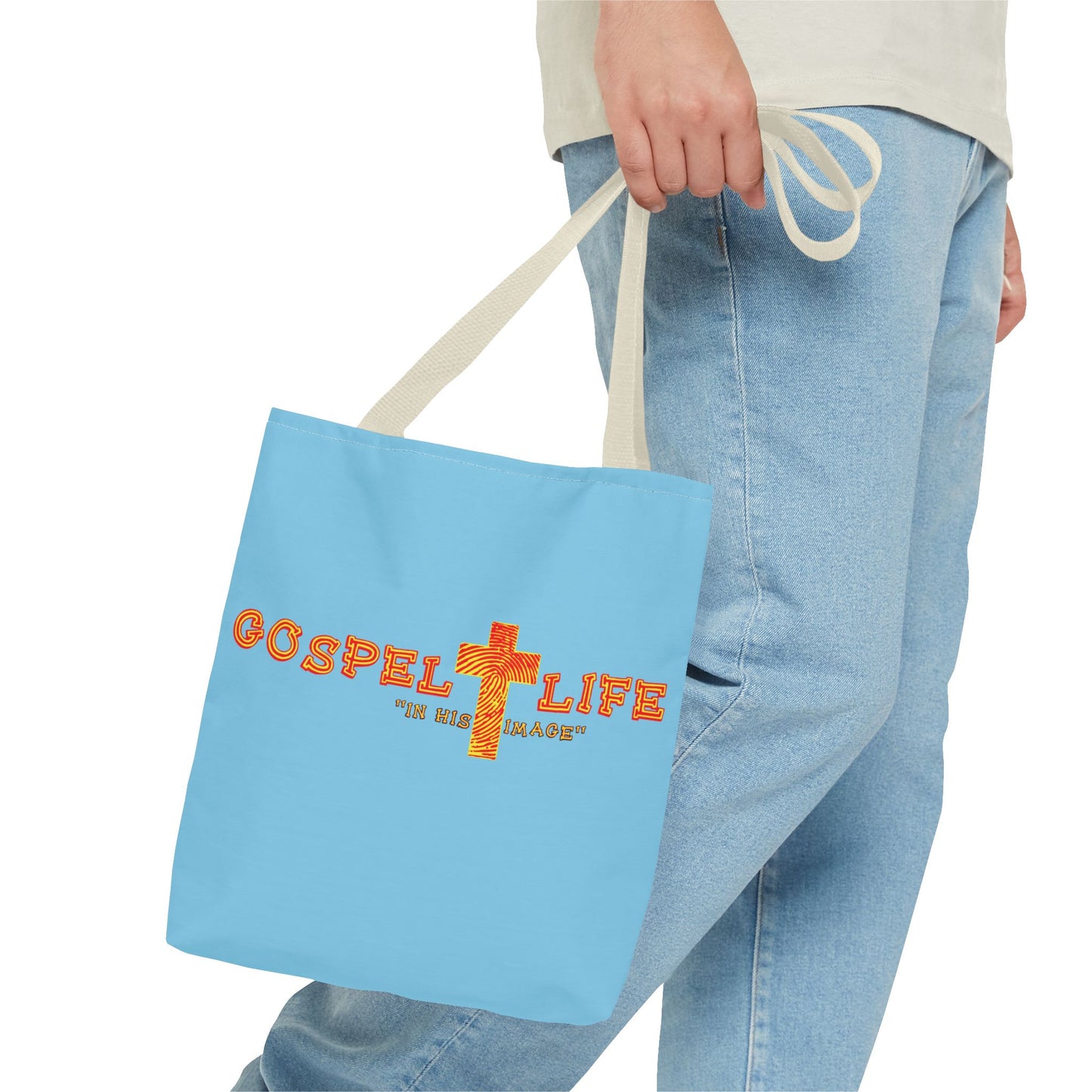 Gospel Life Tote Bag - Faith-Inspired Eco-Friendly Bag, Perfect for Church, Gift, Shopping, or Everyday Use
