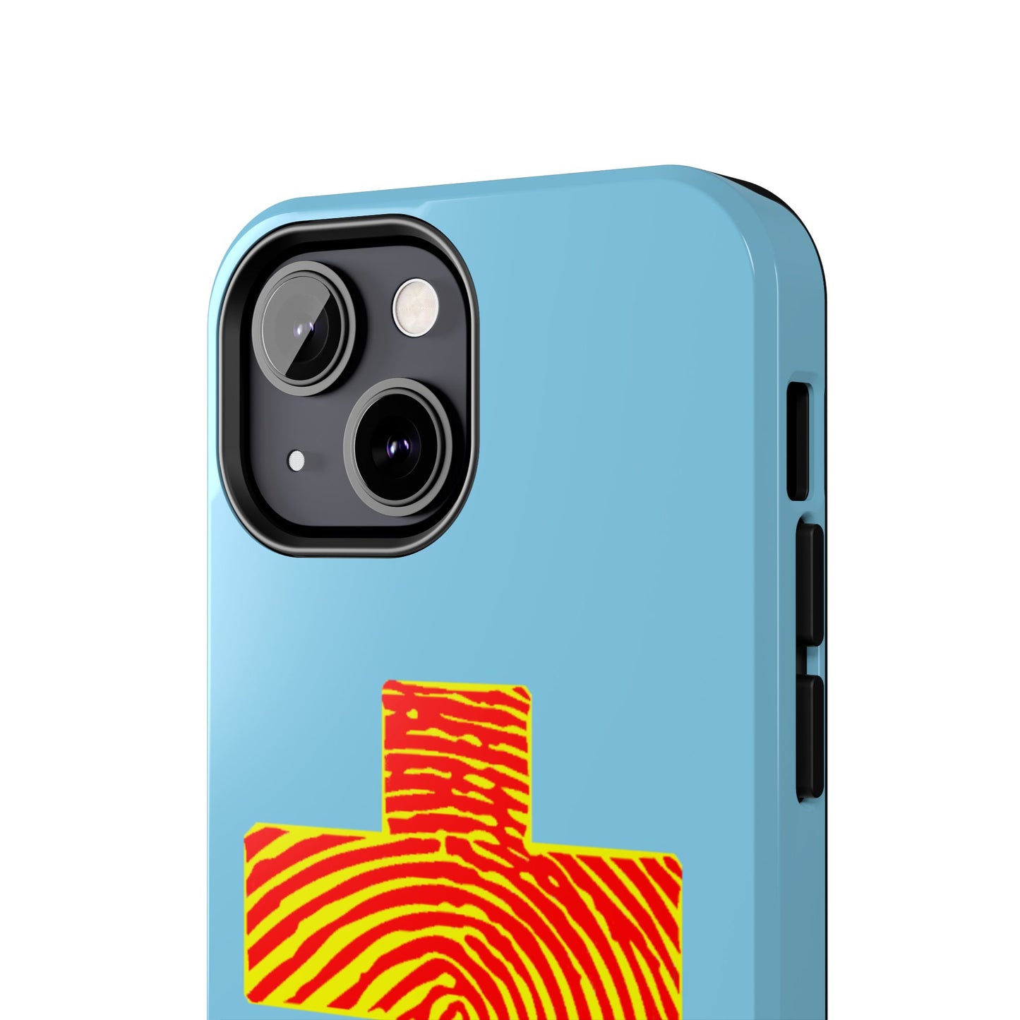 Vibrant Jesus Cross Phone Case, Tough Smartphone Cover, Christian Gift, Durable Phone Accessories, Unique Design, Faith-Based Protection