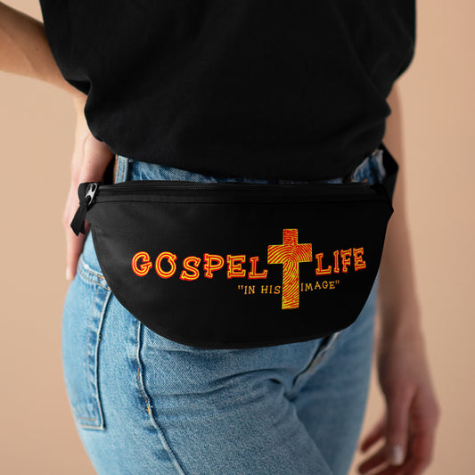 Stylish Gospel Life Fanny Pack - Faith-Inspired Accessory, Perfect for Festivals, Outdoor Adventures, or Everyday Use, Christian Gift