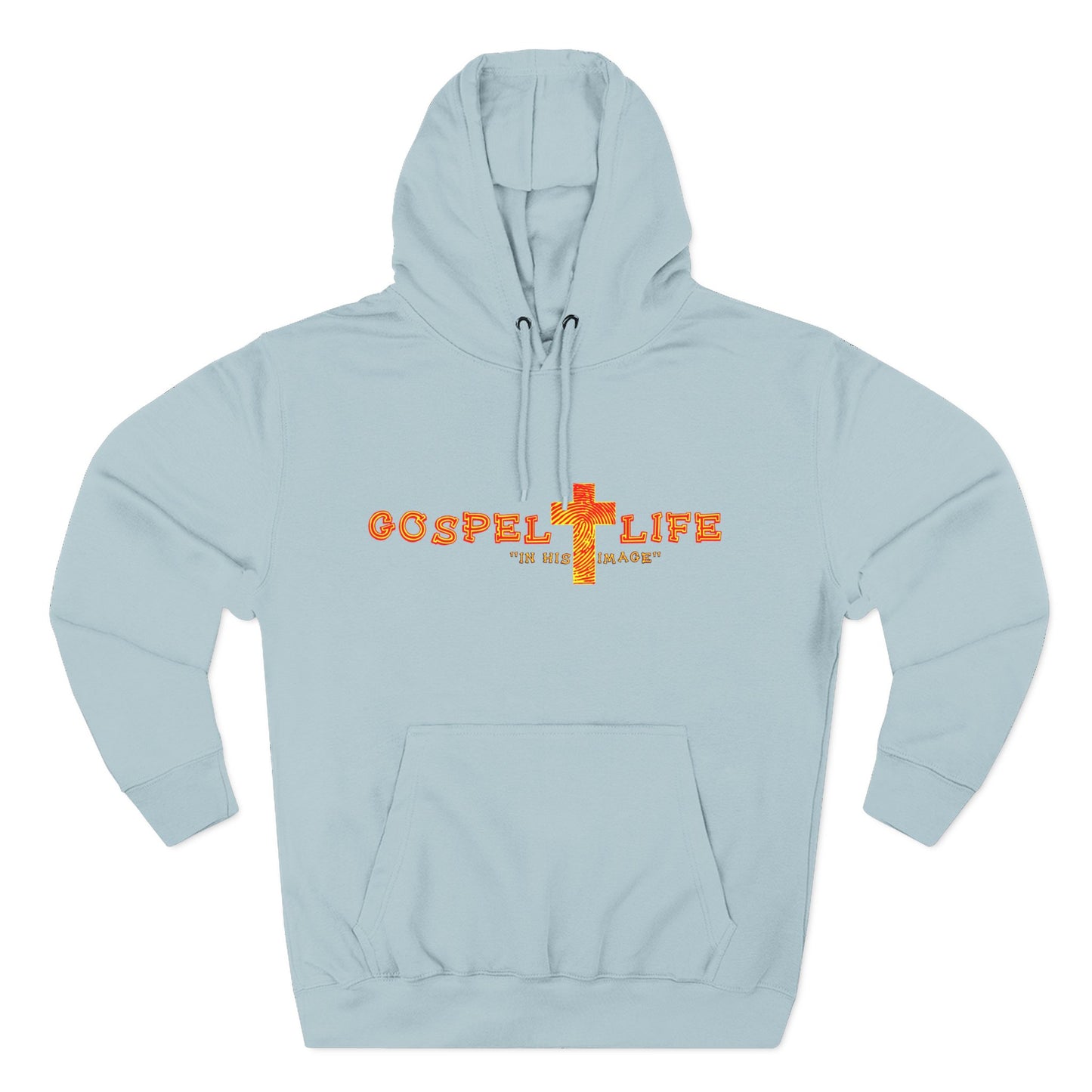 Three-Panel Fleece Hoodie