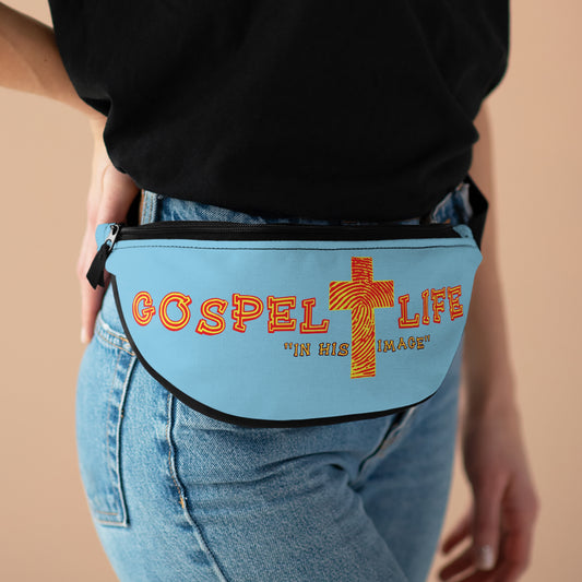 Gospel Life Fanny Pack - Stylish Cross Bag, Festival Accessory, Sports Gear, Everyday Essentials, Faith-Inspired Gift