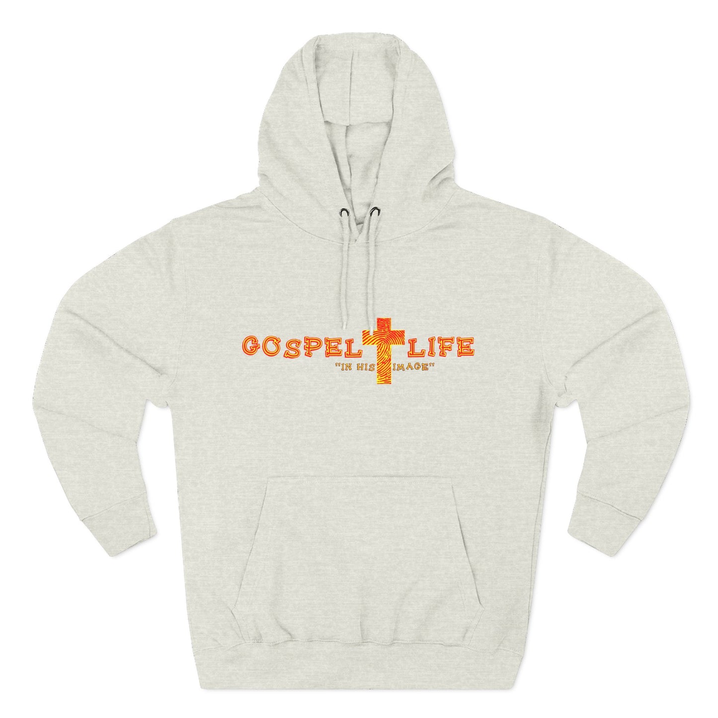 Three-Panel Fleece Hoodie
