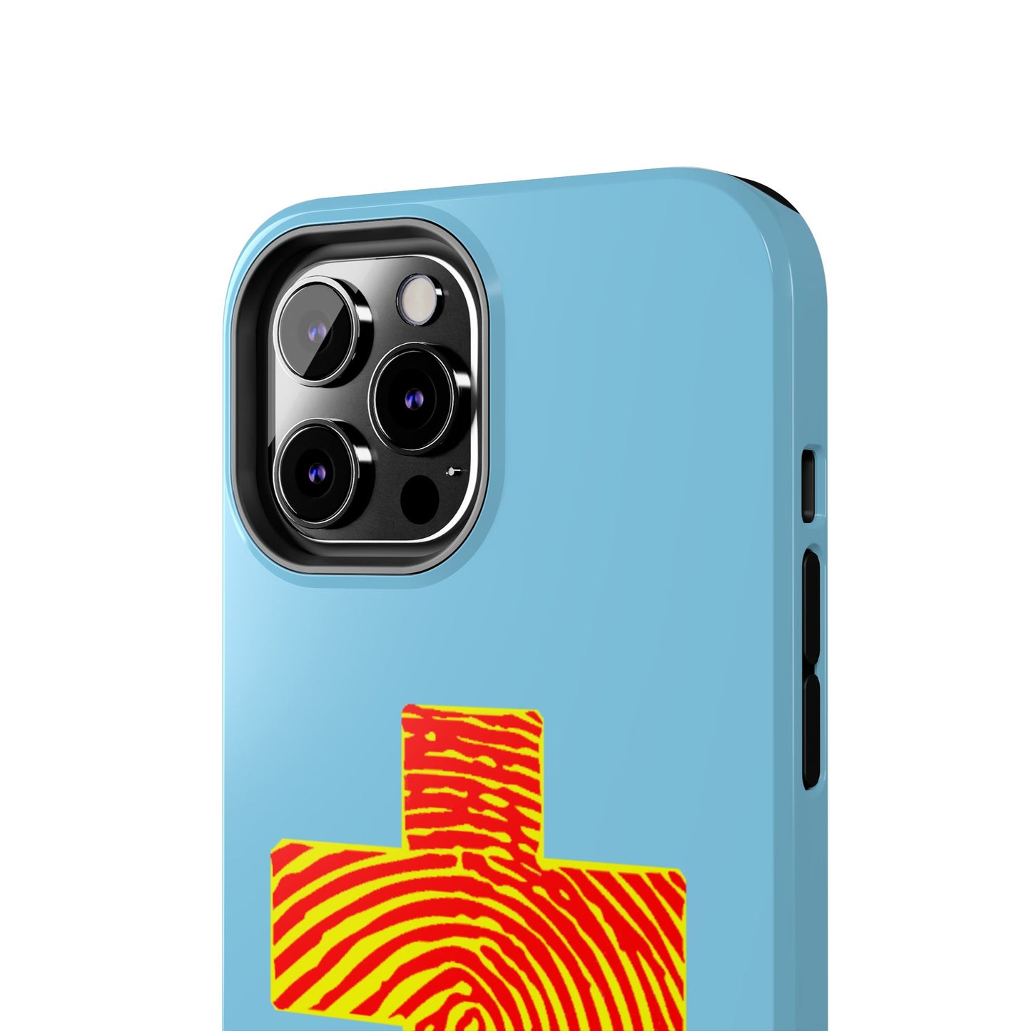 Vibrant Jesus Cross Phone Case, Tough Smartphone Cover, Christian Gift, Durable Phone Accessories, Unique Design, Faith-Based Protection