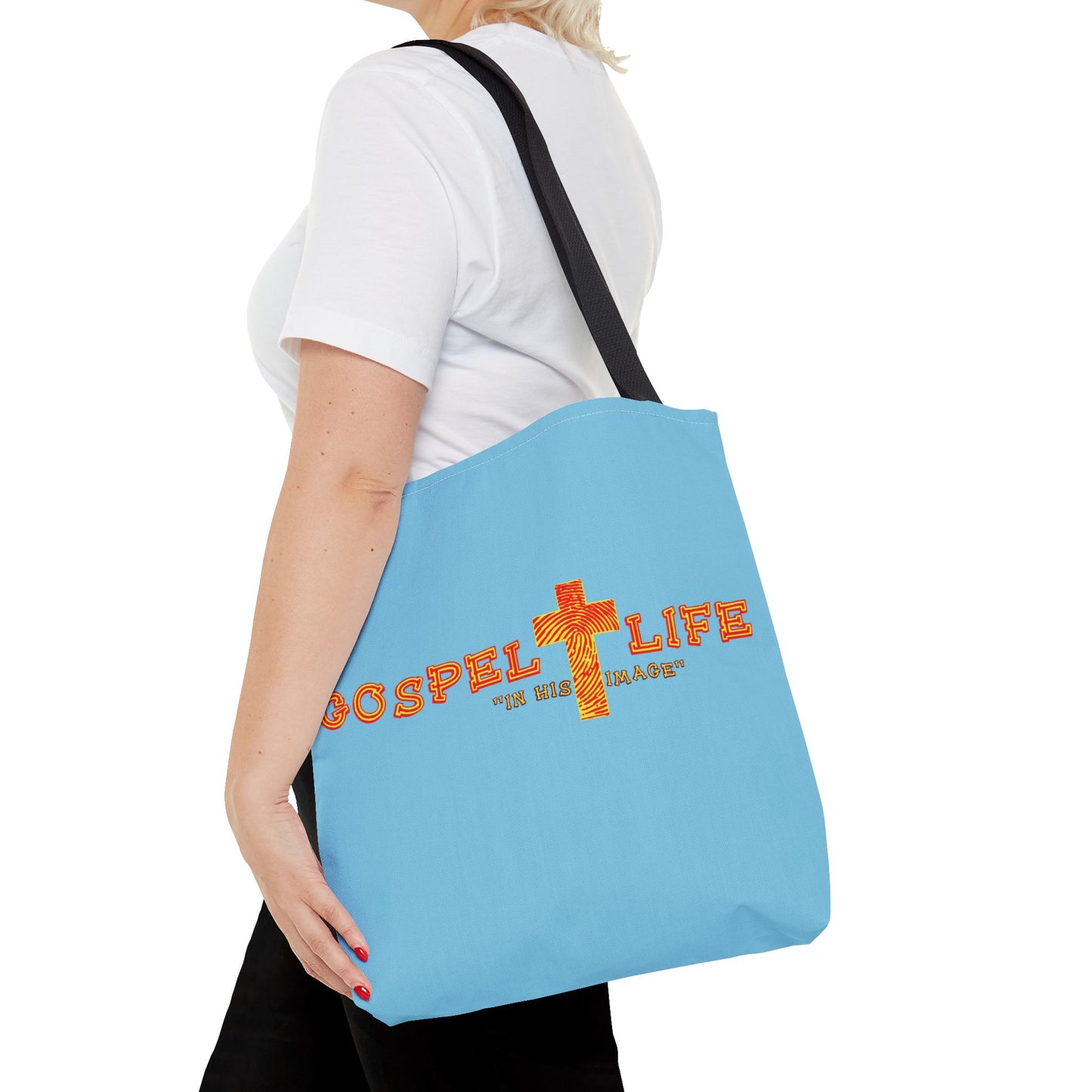 Gospel Life Tote Bag - Faith-Inspired Eco-Friendly Bag, Perfect for Church, Gift, Shopping, or Everyday Use