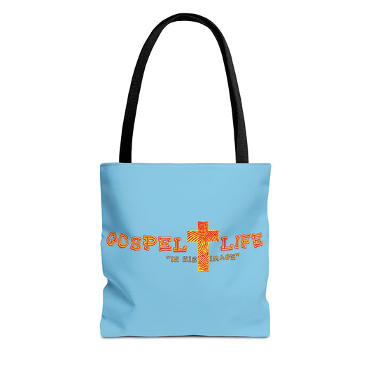 Gospel Life Tote Bag - Faith-Inspired Eco-Friendly Bag, Perfect for Church, Gift, Shopping, or Everyday Use