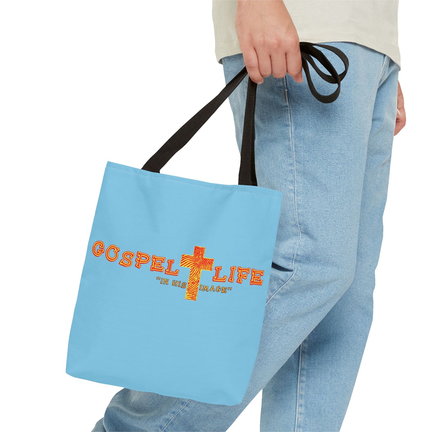 Gospel Life Tote Bag - Faith-Inspired Eco-Friendly Bag, Perfect for Church, Gift, Shopping, or Everyday Use