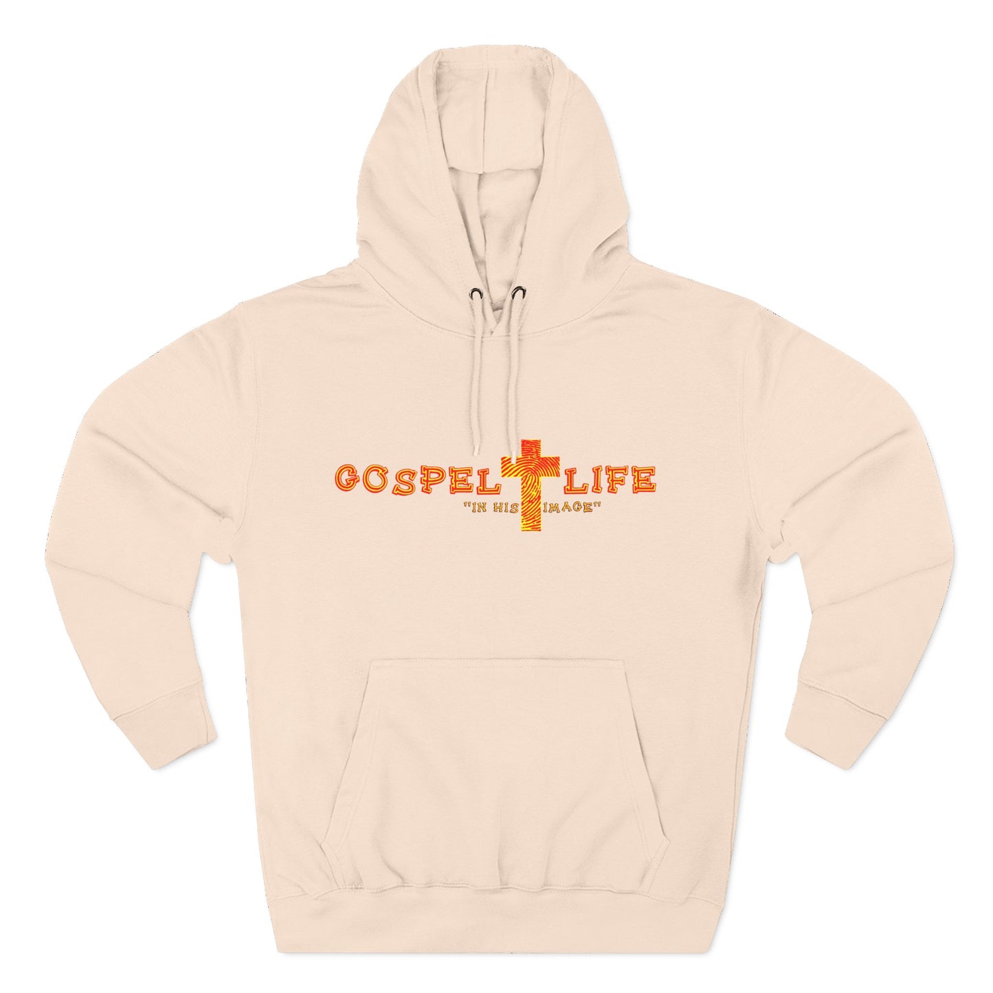 Three-Panel Fleece Hoodie