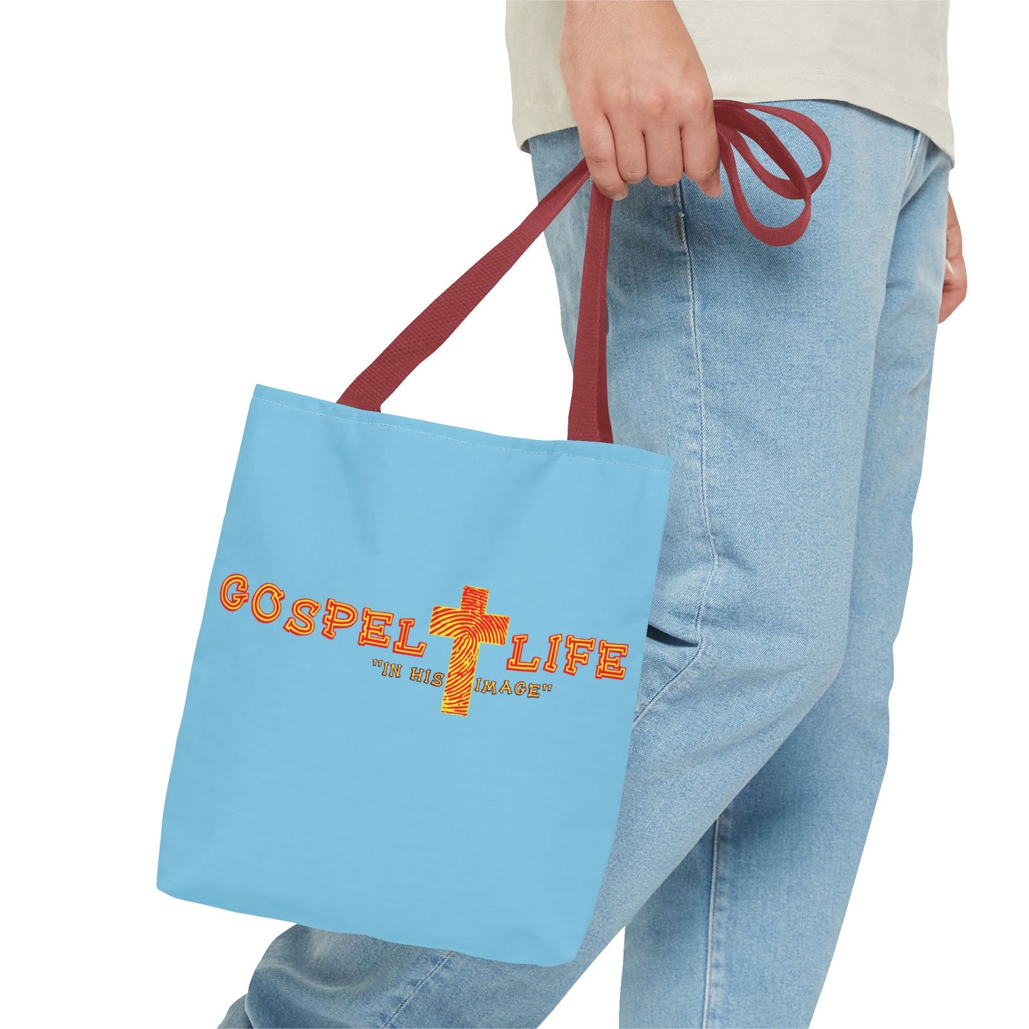 Gospel Life Tote Bag - Faith-Inspired Eco-Friendly Bag, Perfect for Church, Gift, Shopping, or Everyday Use