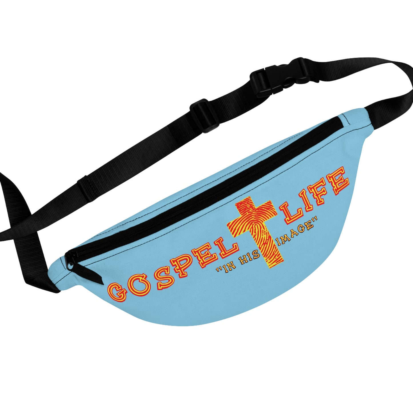 Gospel Life Fanny Pack - Stylish Cross Bag, Festival Accessory, Sports Gear, Everyday Essentials, Faith-Inspired Gift
