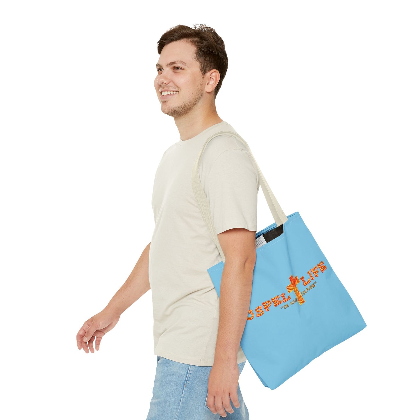 Gospel Life Tote Bag - Faith-Inspired Eco-Friendly Bag, Perfect for Church, Gift, Shopping, or Everyday Use