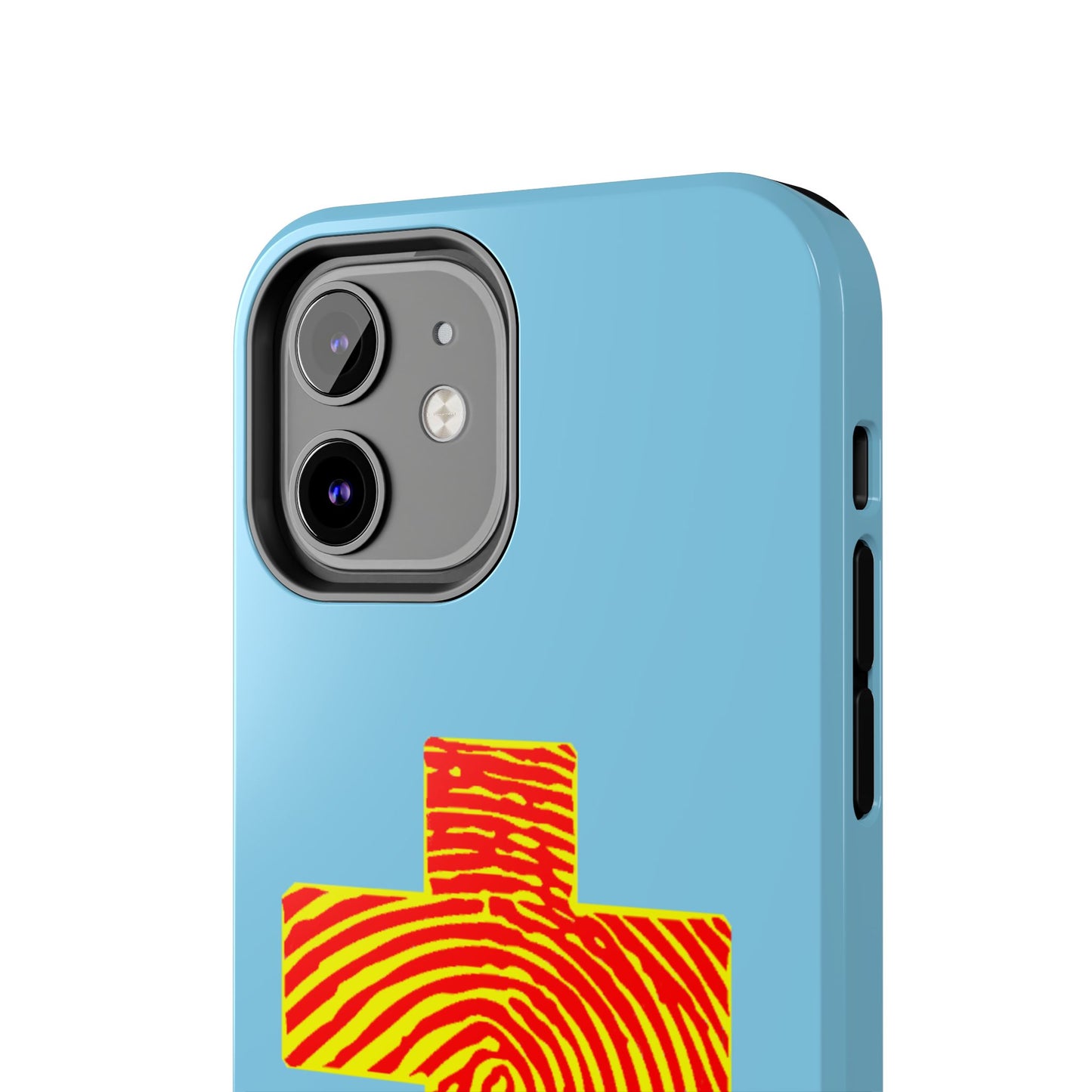Vibrant Jesus Cross Phone Case, Tough Smartphone Cover, Christian Gift, Durable Phone Accessories, Unique Design, Faith-Based Protection